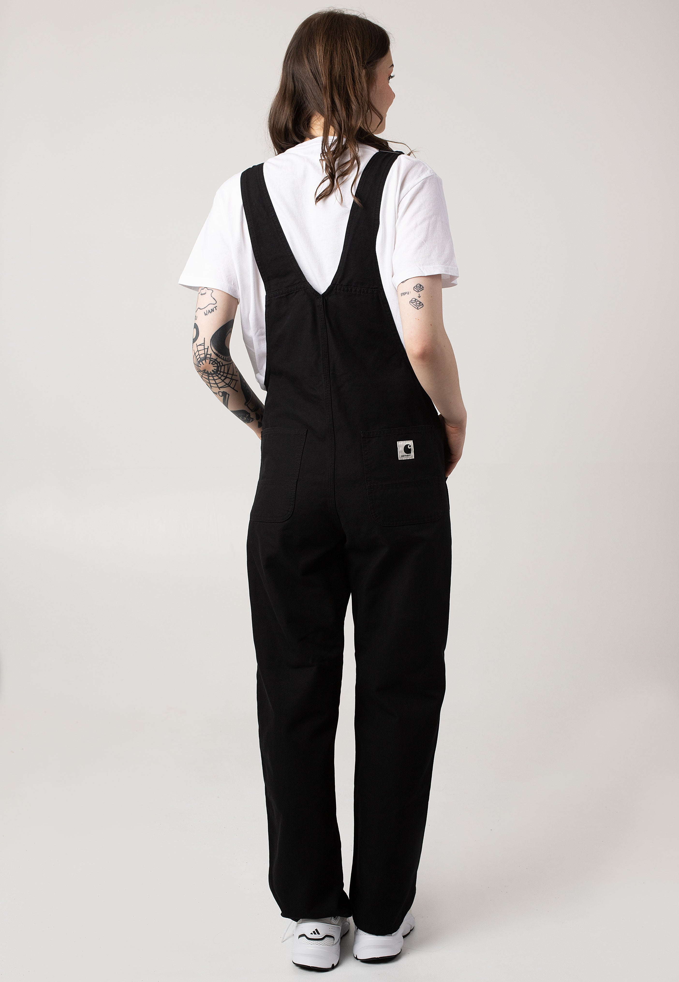 Carhartt WIP - W' Bib Overall Straight Rinsed Black - Pants | Women-Image