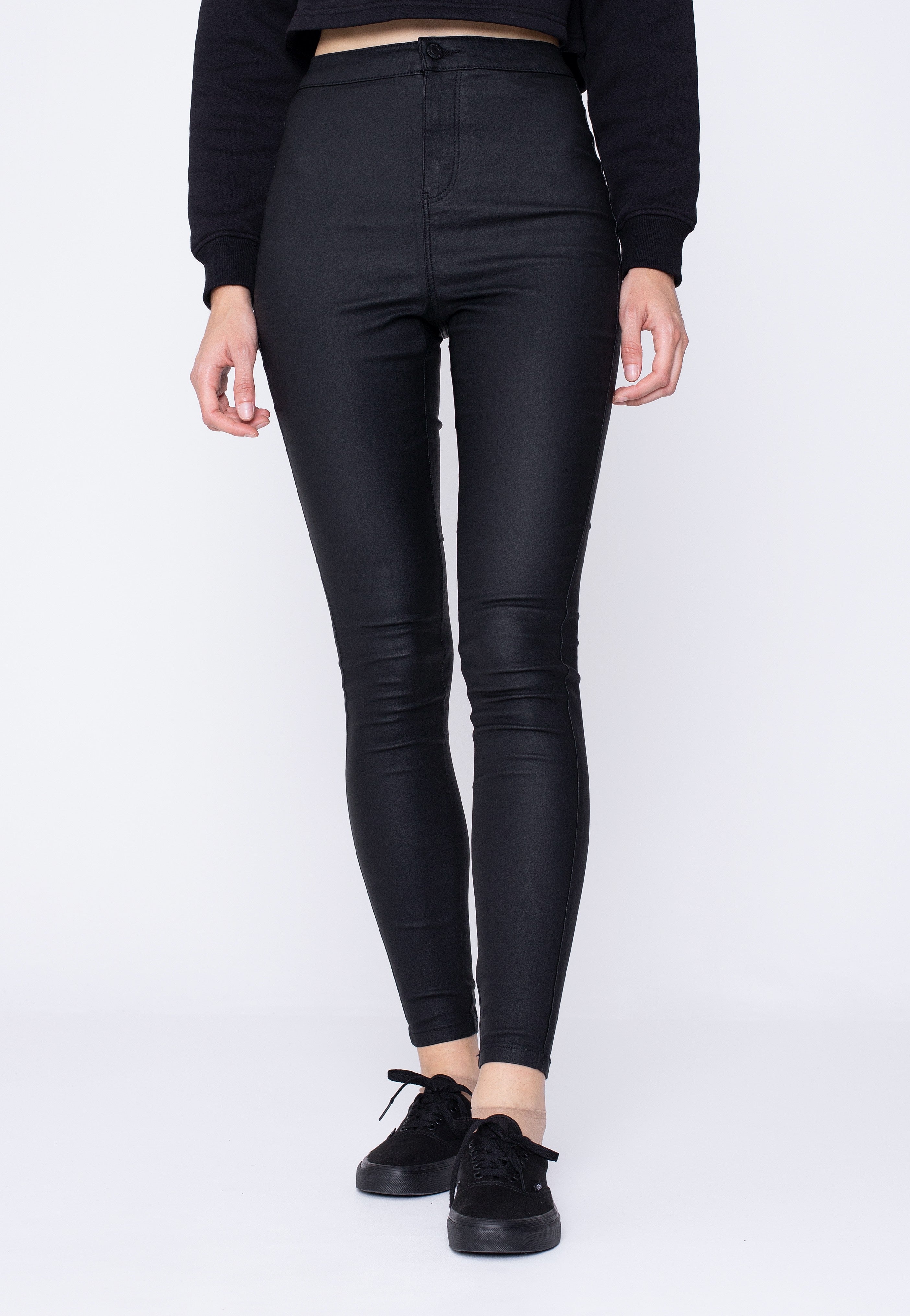 Noisy May - Ella Super Coated Black - Leggings | Women-Image