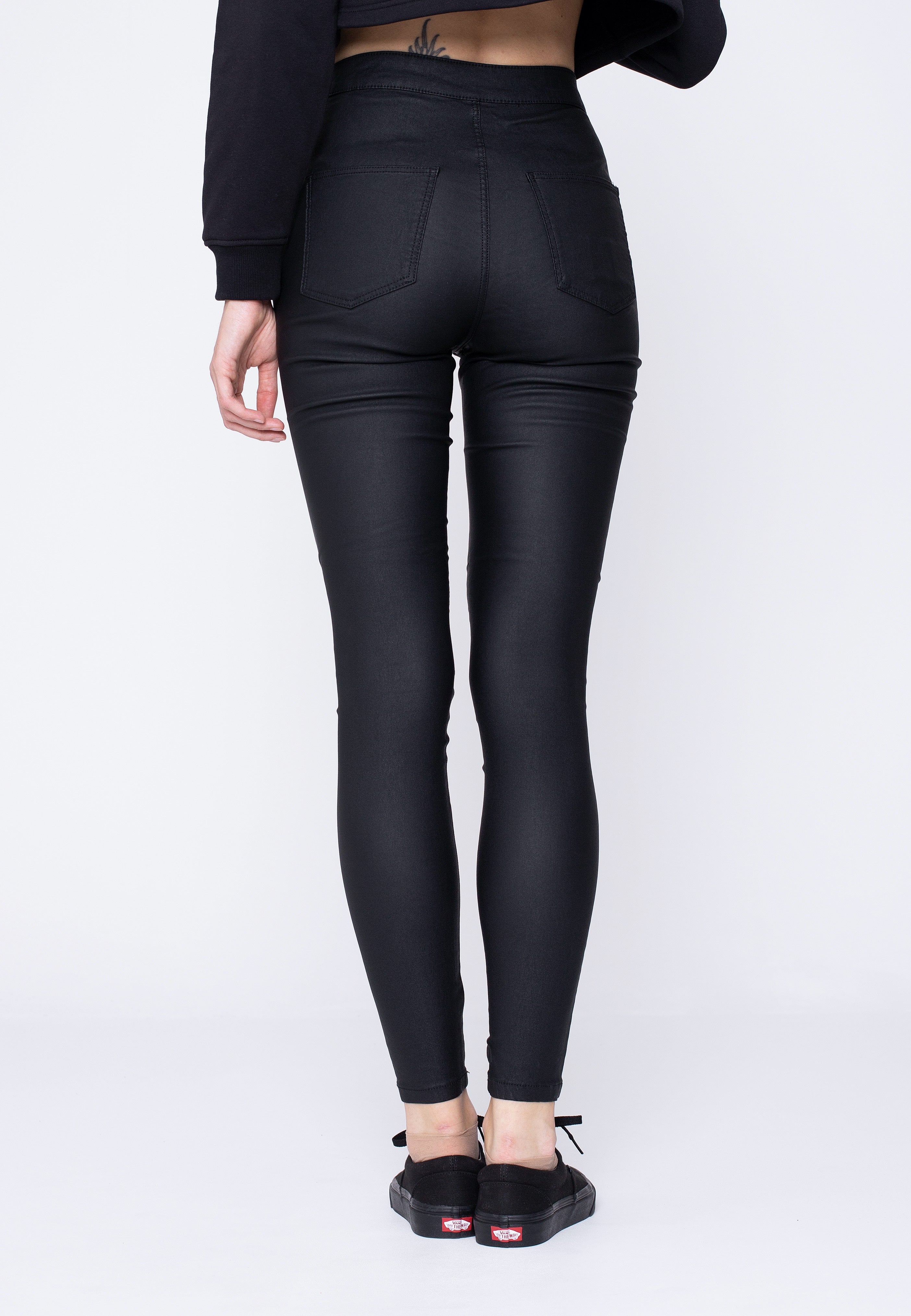 Noisy May - Ella Super Coated Black - Leggings | Women-Image