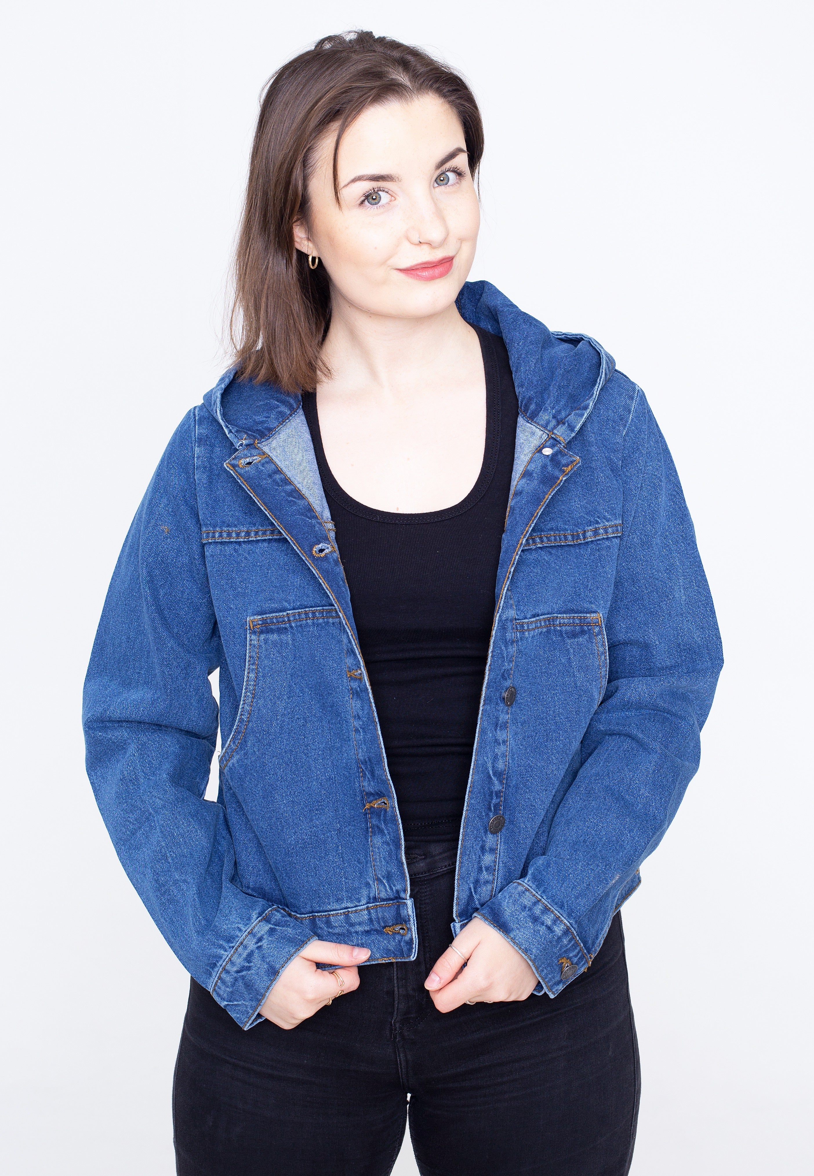 Noisy May - Maja Medium Blue Denim - Jeans Jacket | Women-Image