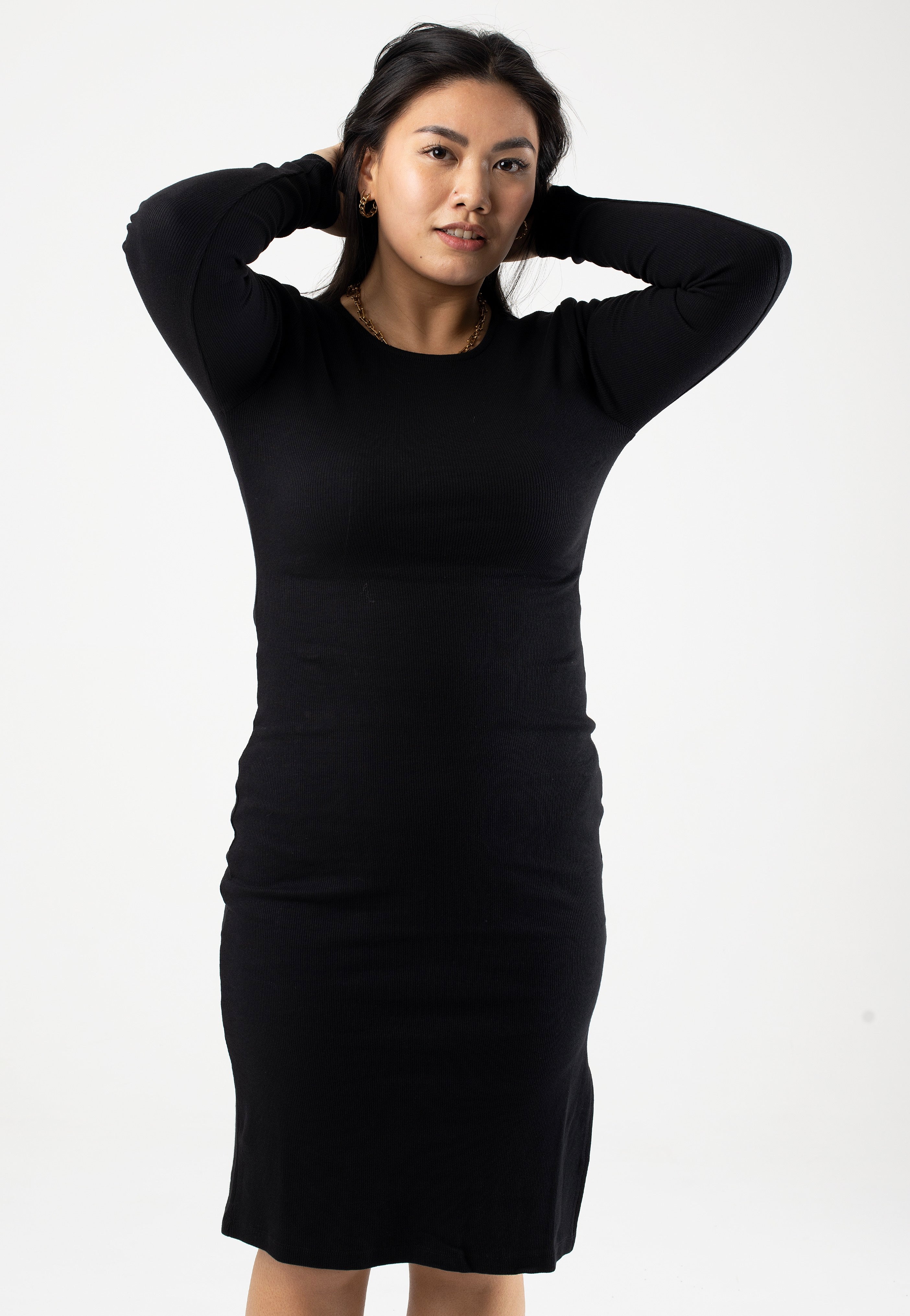 Noisy May - Maya O Neck Black - Dress | Women-Image
