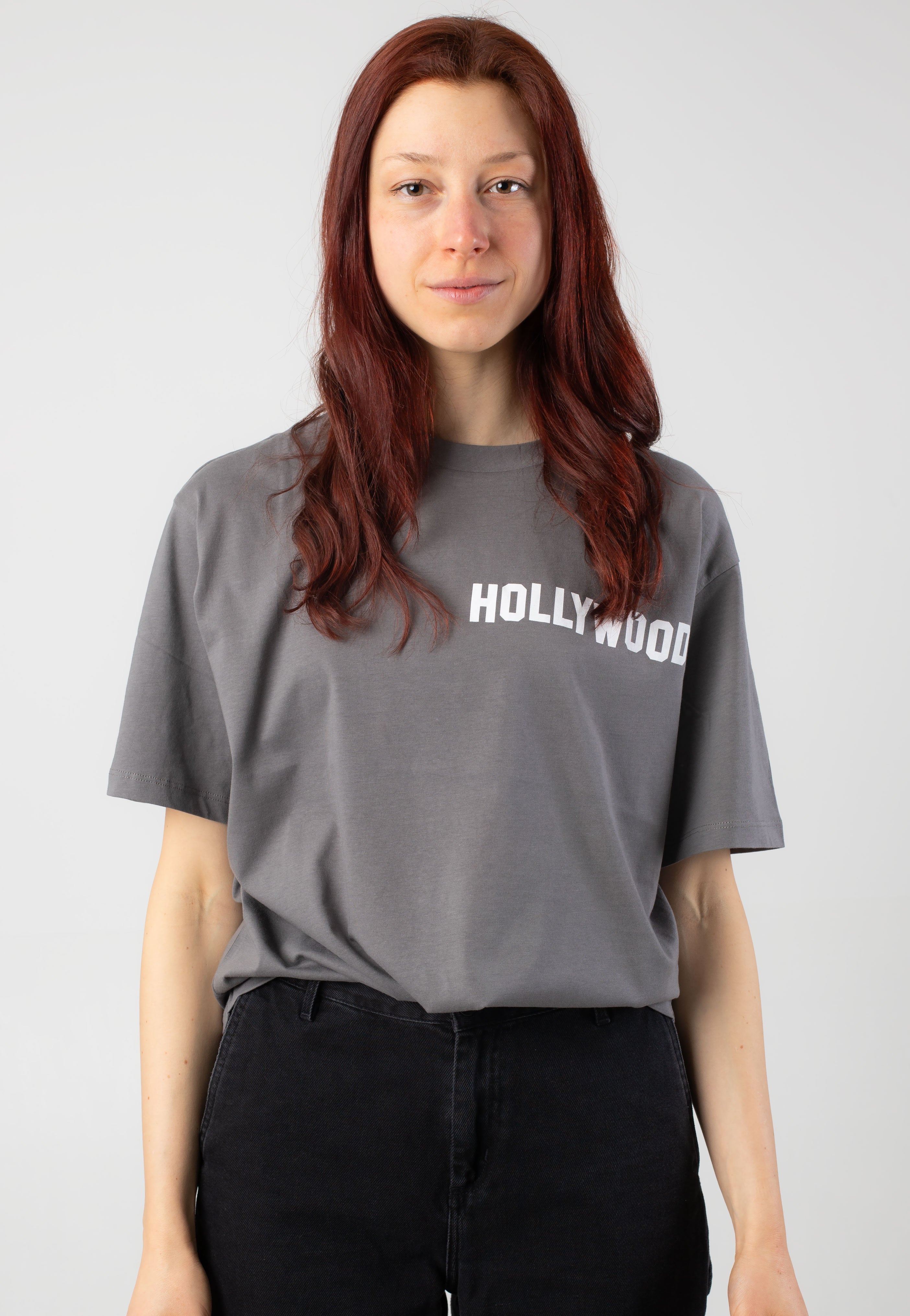 Noisy May - Millie Hollywood Charcoal Gray - T-Shirt | Women-Image