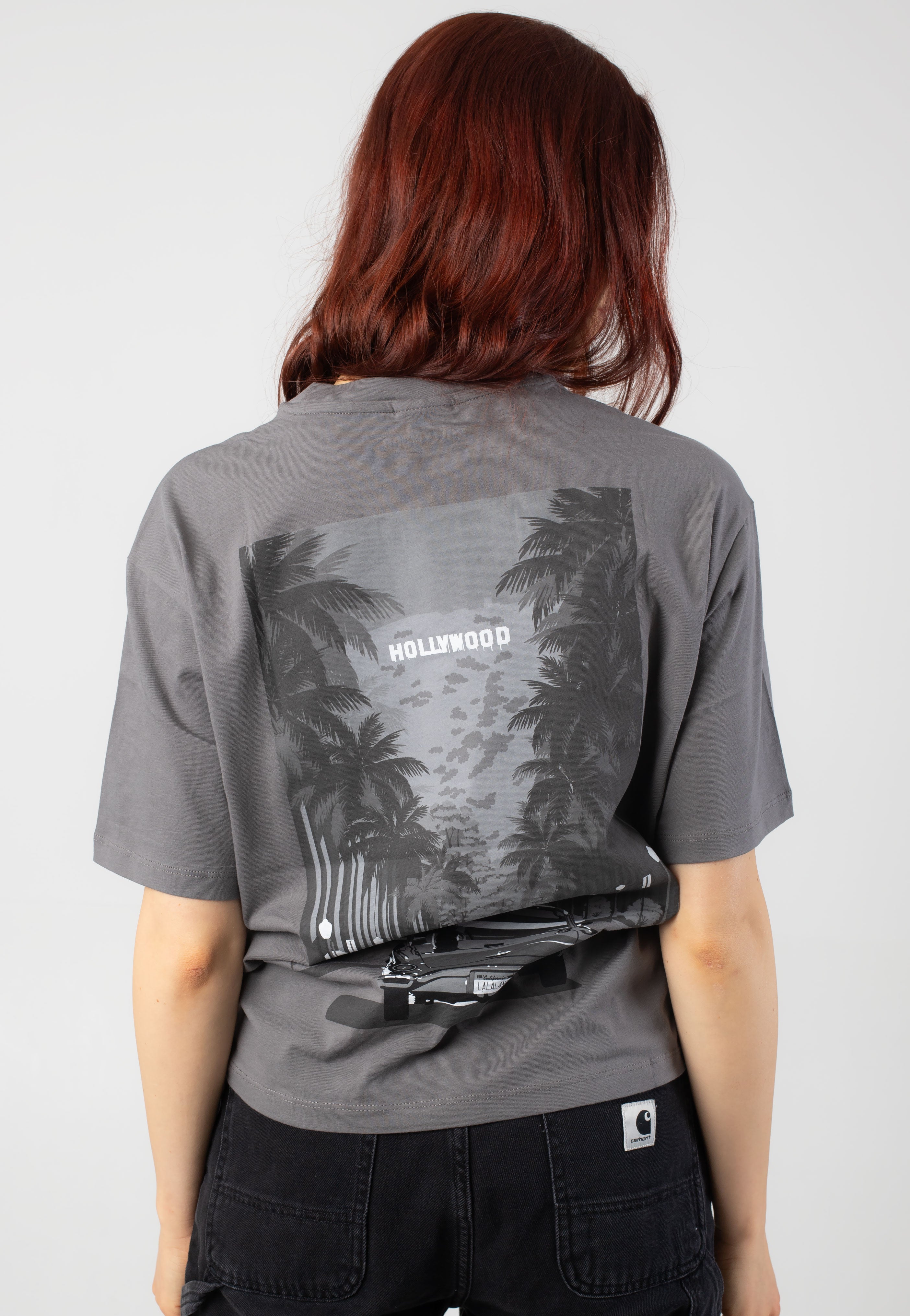Noisy May - Millie Hollywood Charcoal Gray - T-Shirt | Women-Image