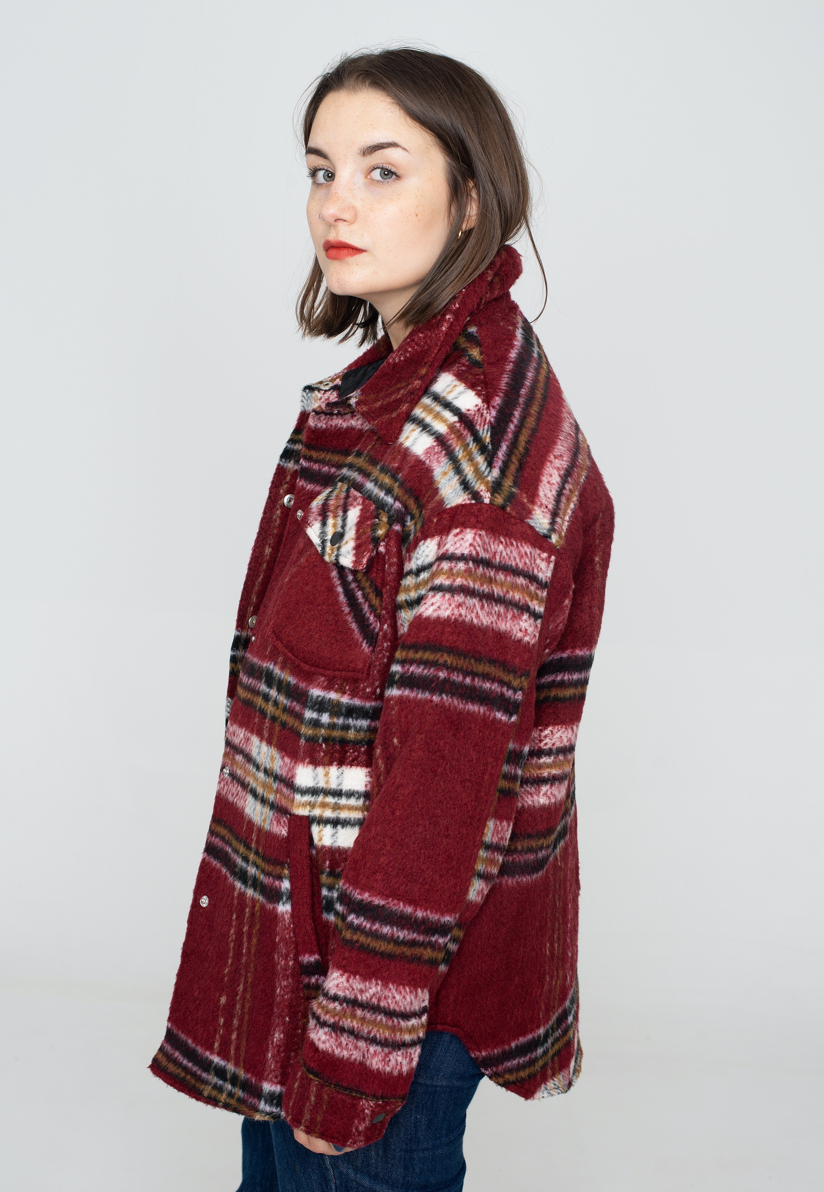 Noisy May - Lulu Rhubarb Amethyst Orchid Partridge Nomad - Jacket | Women-Image