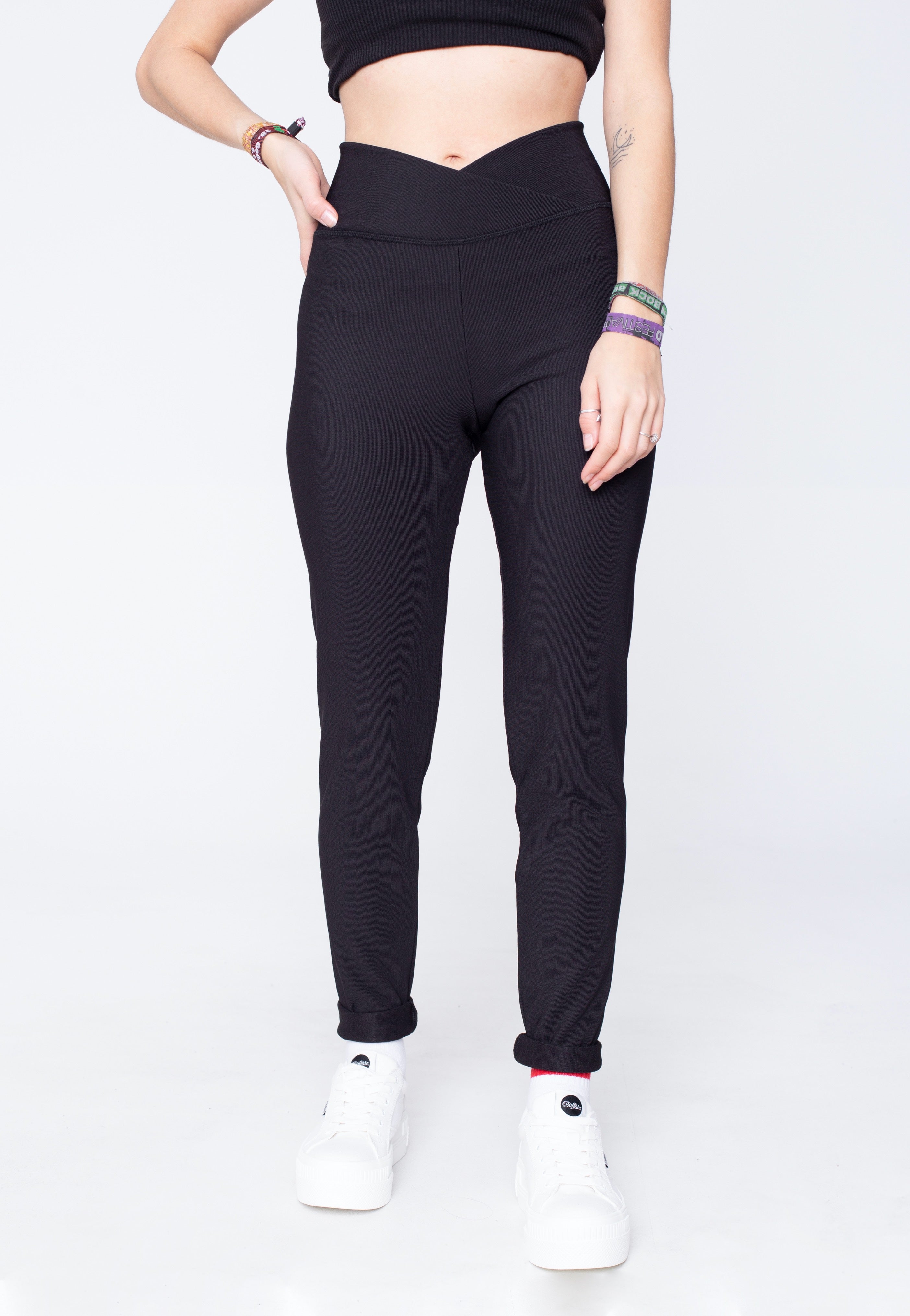 Noisy May - Sallie Detail Black - Leggings | Women-Image