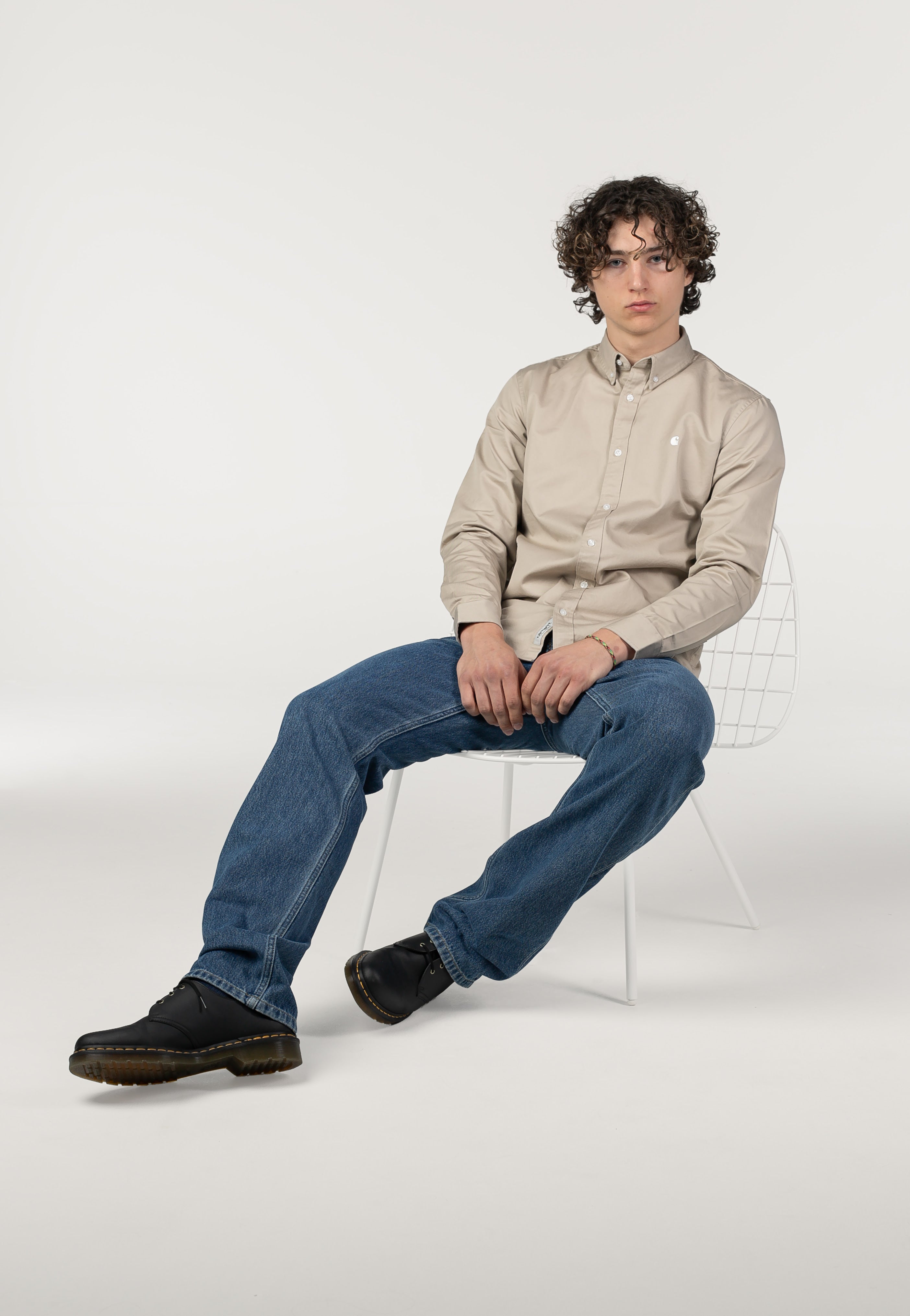 Carhartt WIP - Nolan Heavy Stone Wash Blue - Jeans | Men-Image