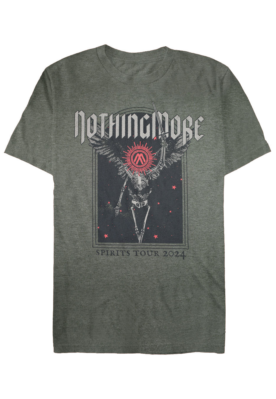 Nothing More - Cover Arch Tour 2024 Green - T-Shirt | Neutral-Image