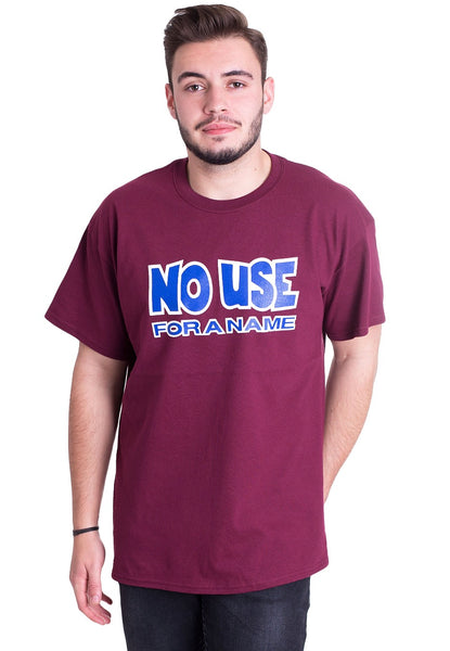 No Use For A Name - Logo Burgundy - T-Shirt | Impericon