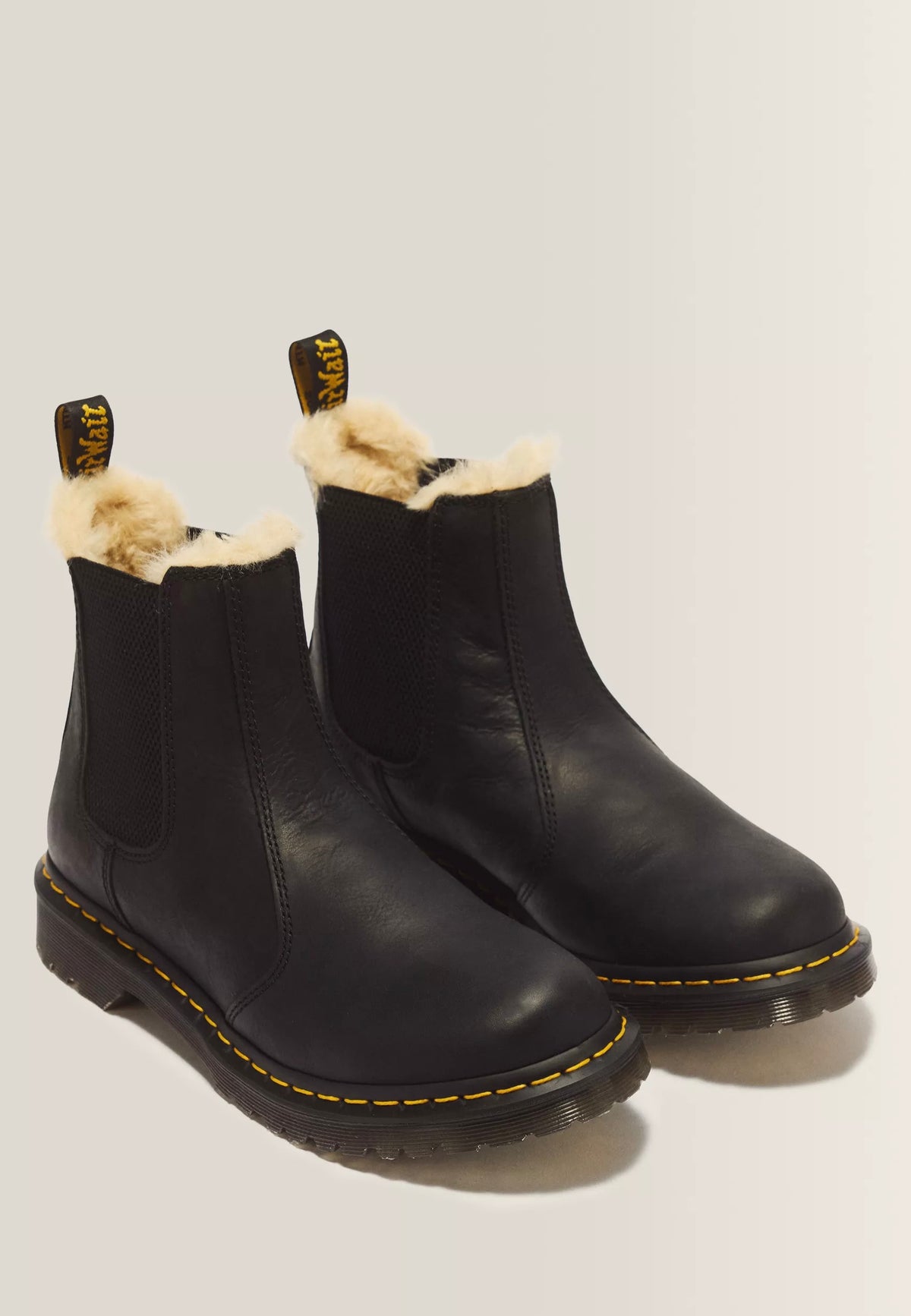 Dr. Martens 2976 Leonore Burnished Wyoming Black Chaussures pour fille | Women-Image