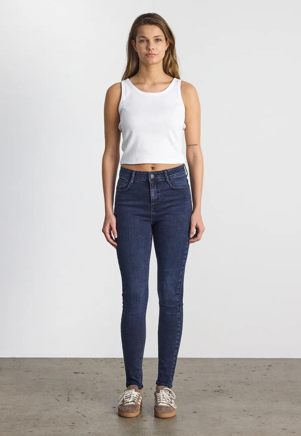 Noisy May - Sendie Dark Blue Denim - Jeans | Women-Image