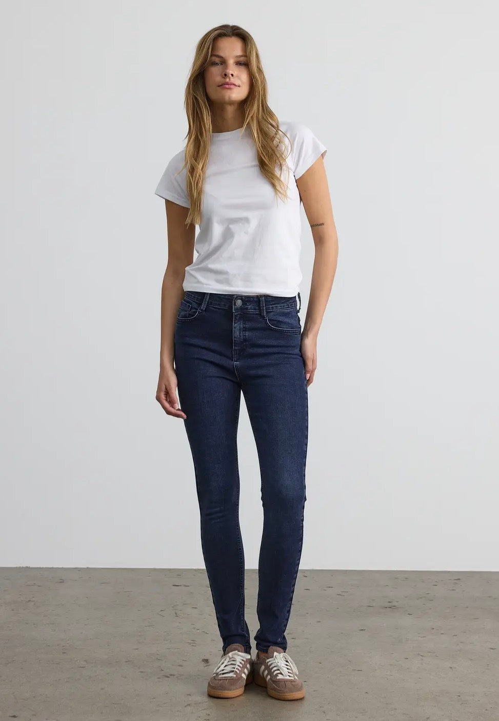Noisy May - Sendie Dark Blue Denim - Jeans | Women-Image
