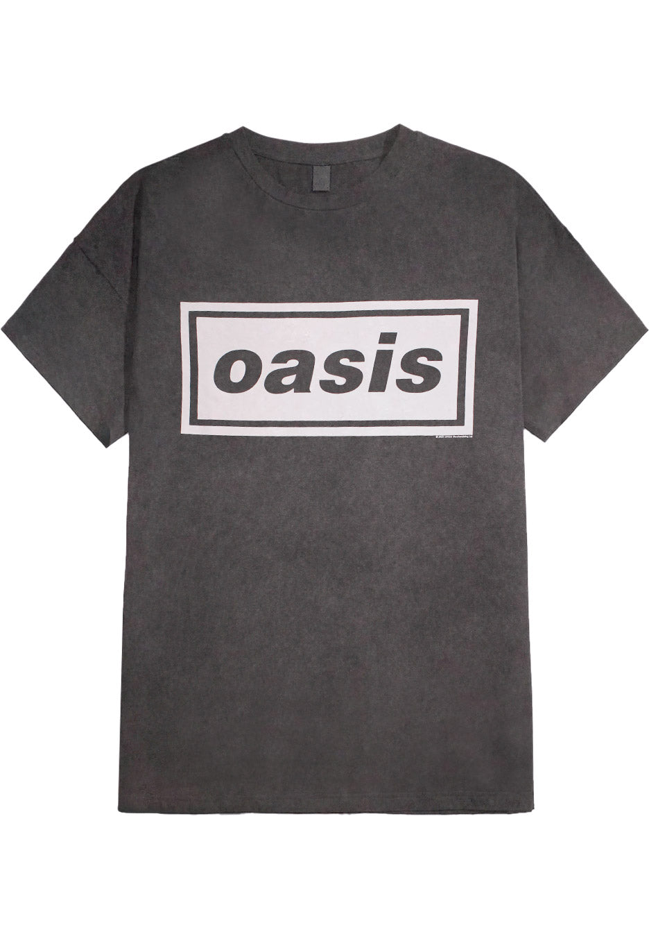 Oasis - Decca Logo Washed - T-Shirt | Neutral-Image