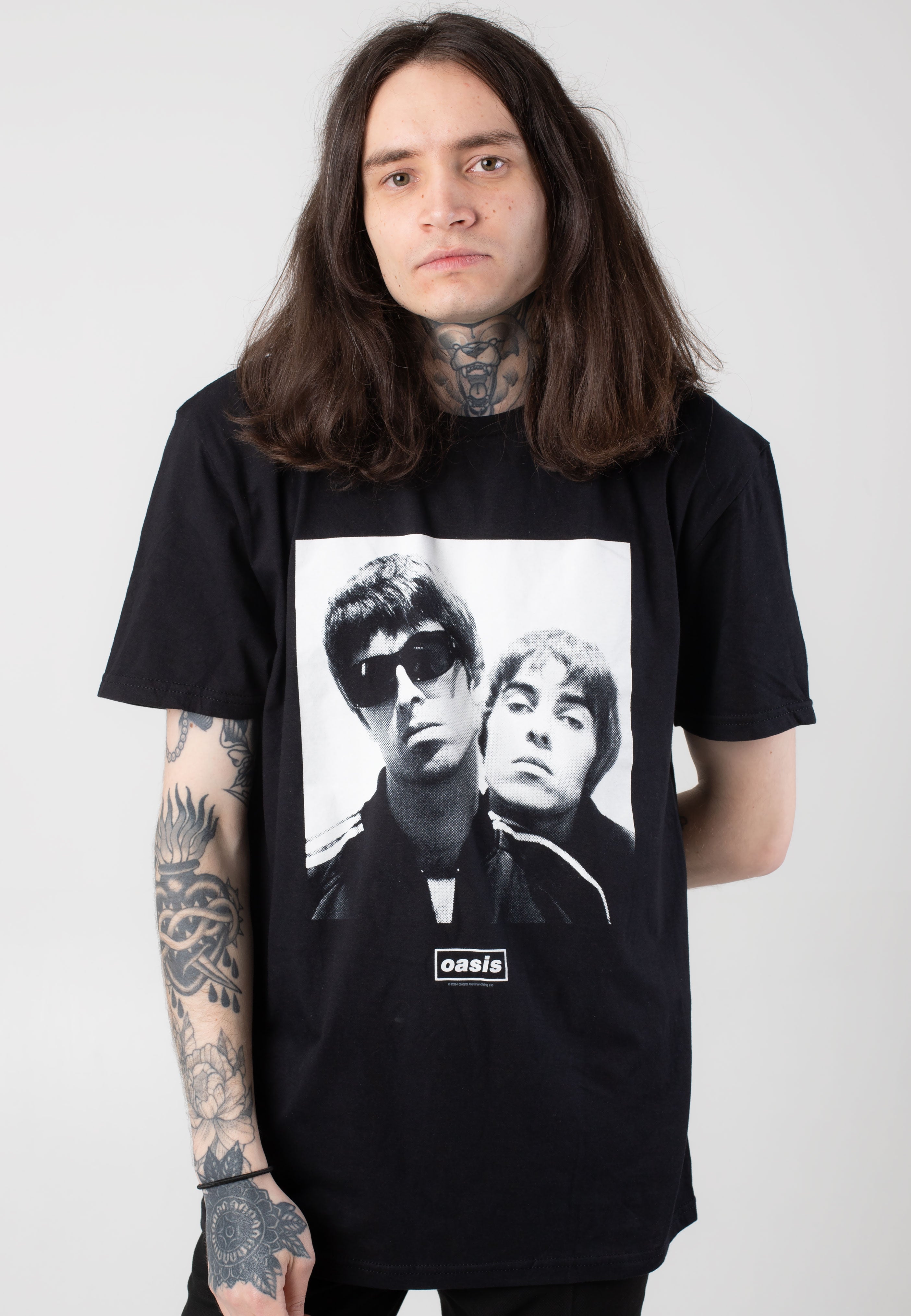 Oasis - Noel & Liam Square Photo - Camiseta