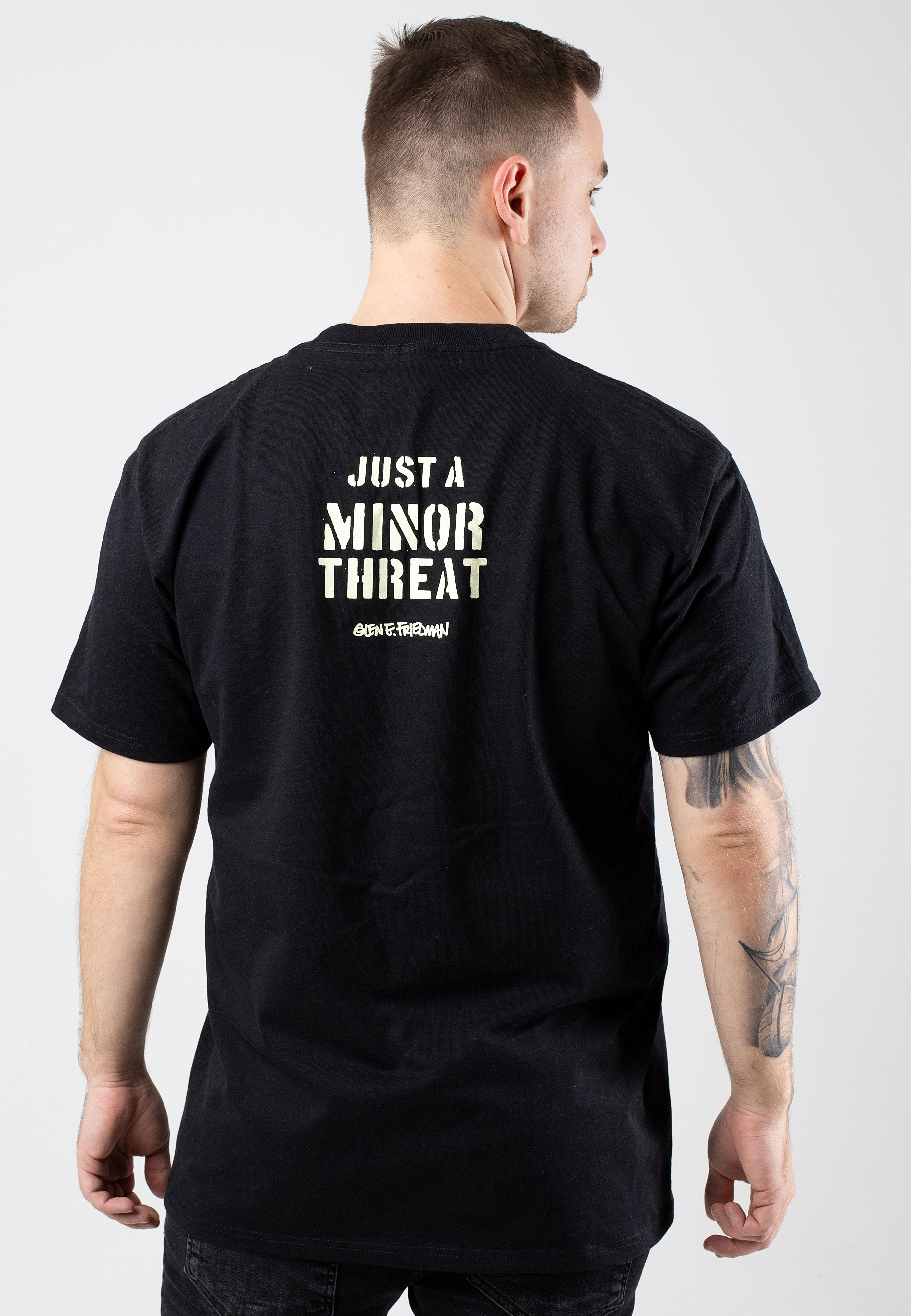 Obey x Minor Threat Gef Just A Black - T-Shirt | Impericon