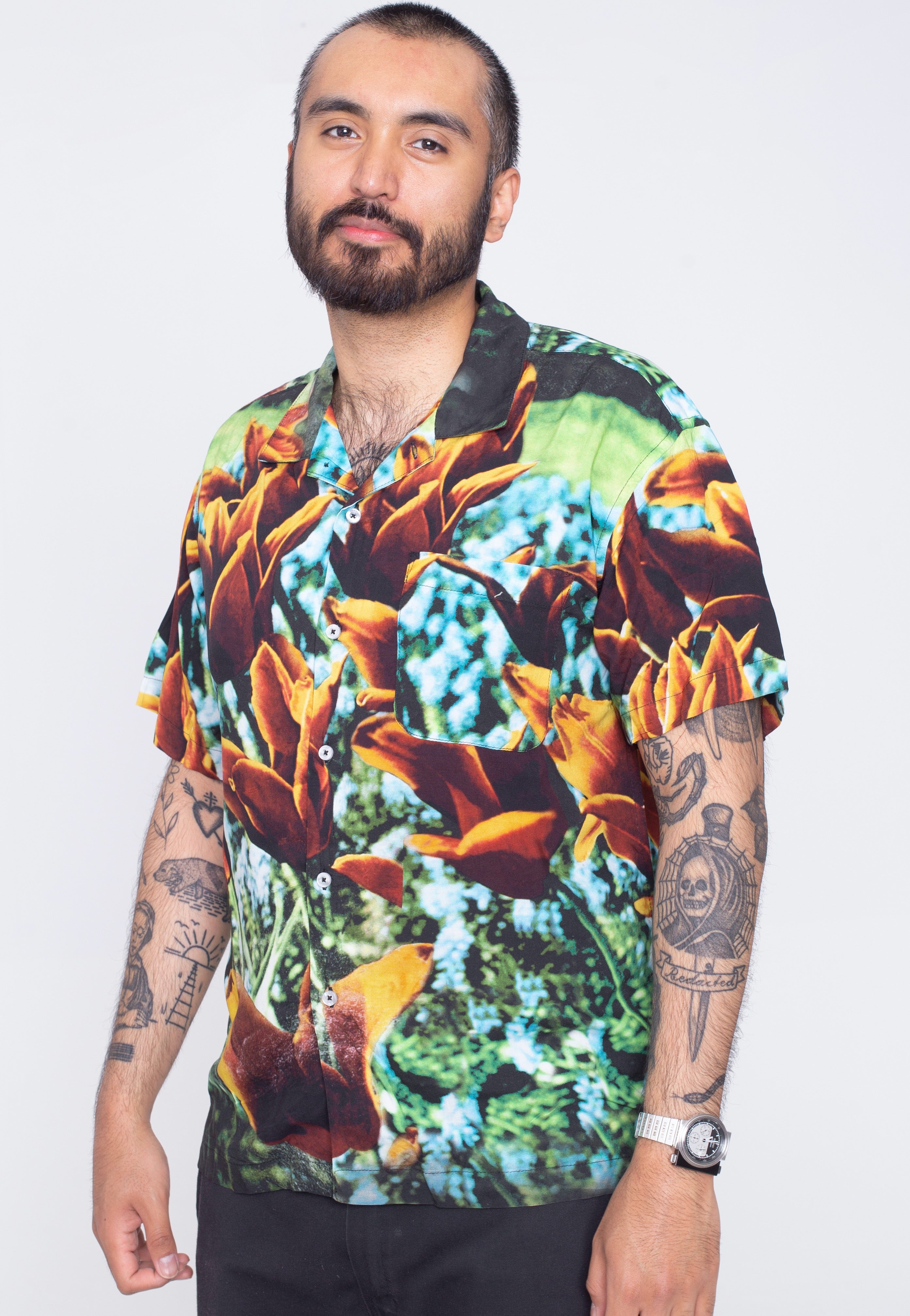 Obey - Bloom Orange Multi - Shirt | Men-Image