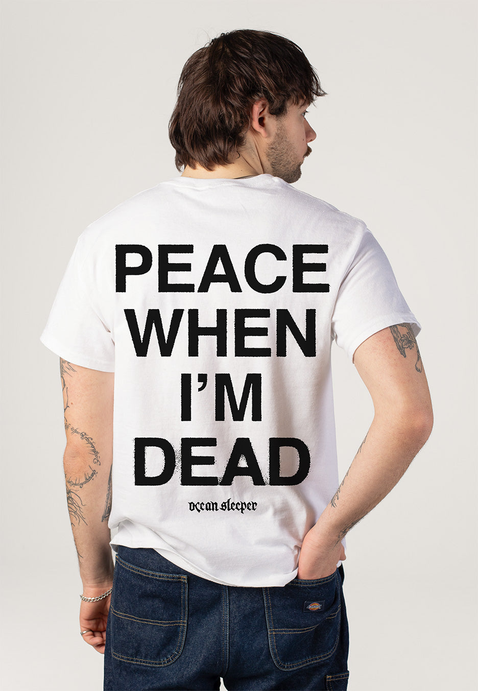 Ocean Sleeper - Peace When I´m Dead White - T-Shirt | Men-Image