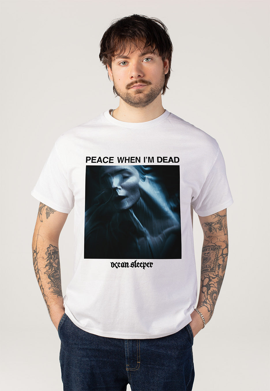Ocean Sleeper - Peace When I´m Dead White - T-Shirt | Men-Image