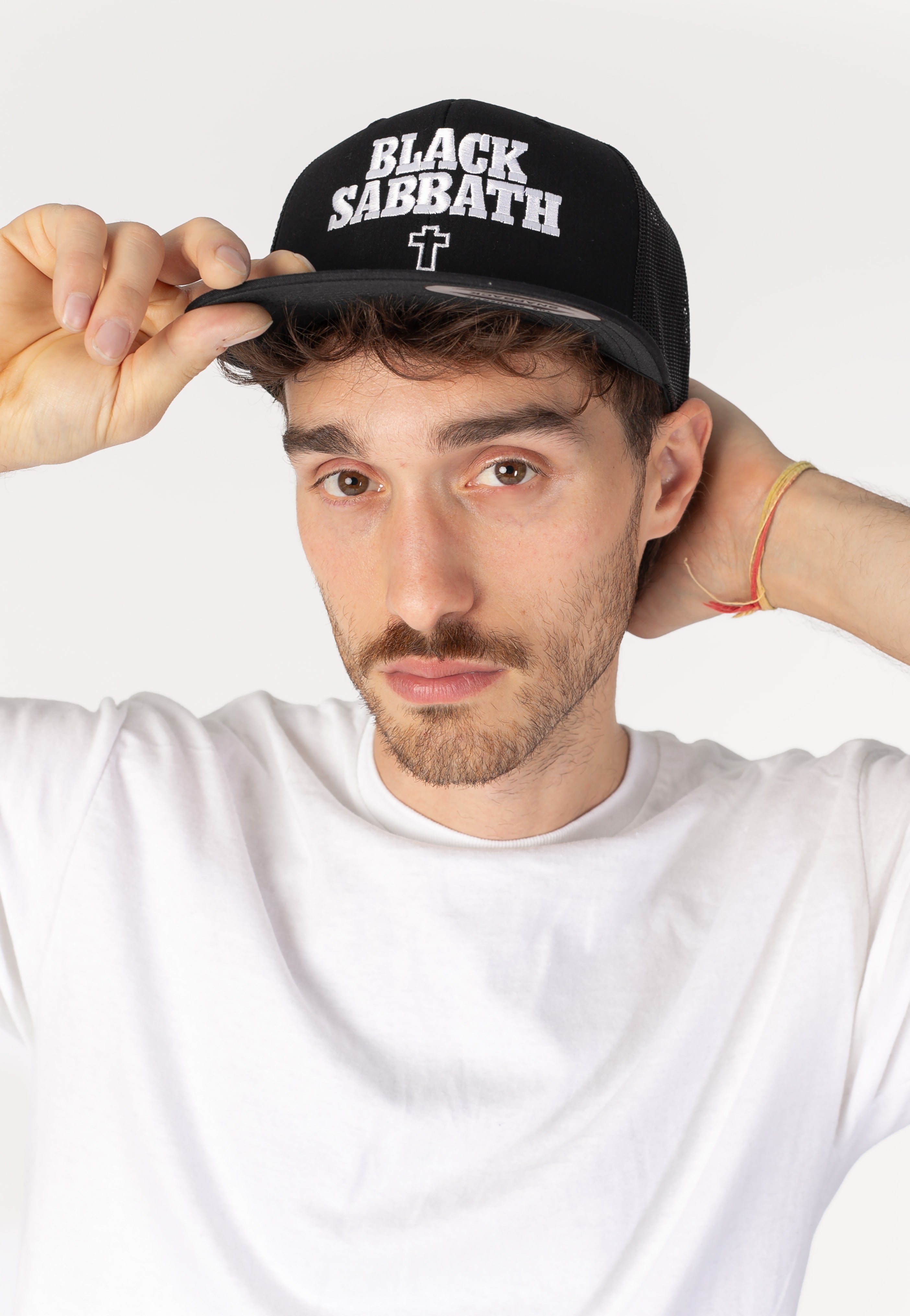 OJ Wheels x Black Sabbath - Structured 6-Panel Mesh - Cap | Neutral-Image