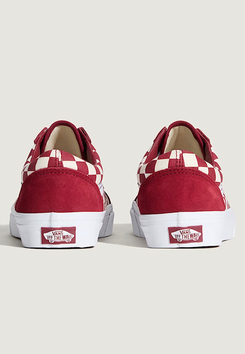 Vans - Old Skool Checkerboard Red/White - Girl Shoes | Women-Image