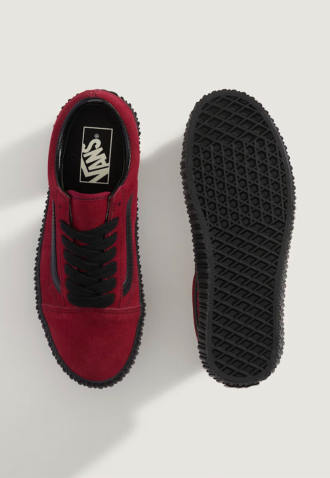 Vans - Old Skool Creeper Grunge Bordeaux - Girl Shoes | Women-Image
