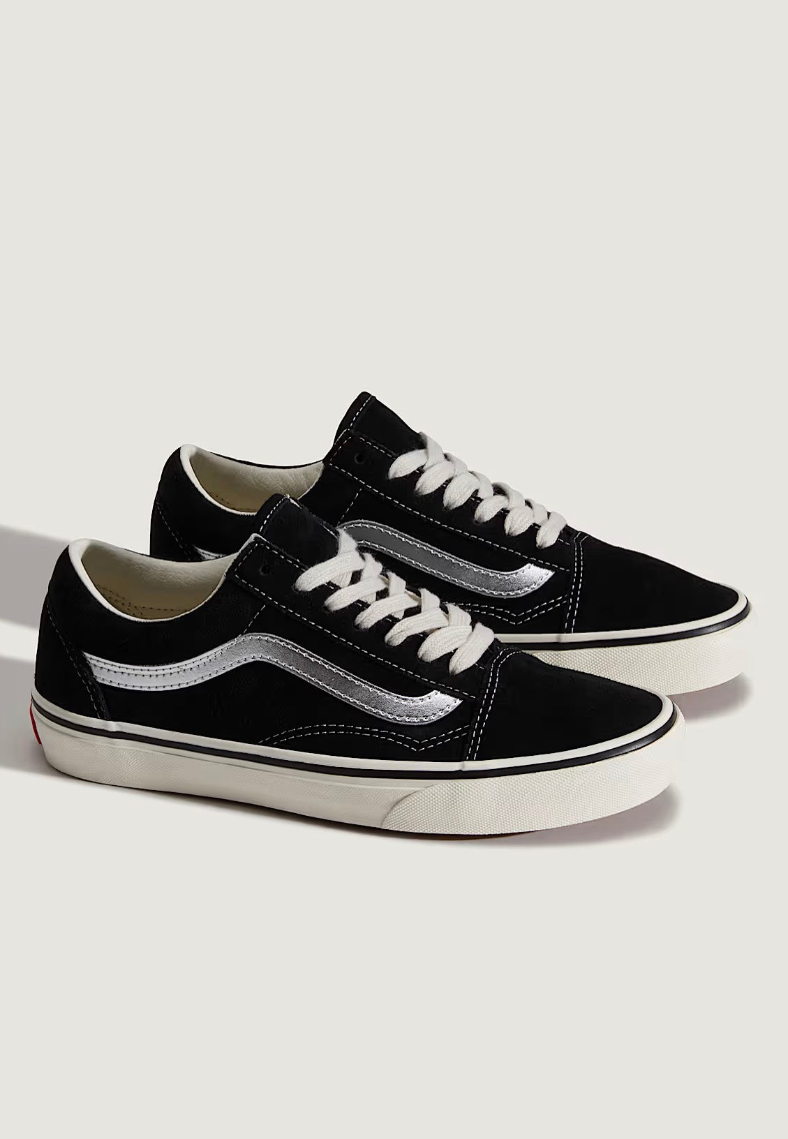 Vans - Old Skool Metallic Sidestripe Black/Silver - Shoes | Women-Image