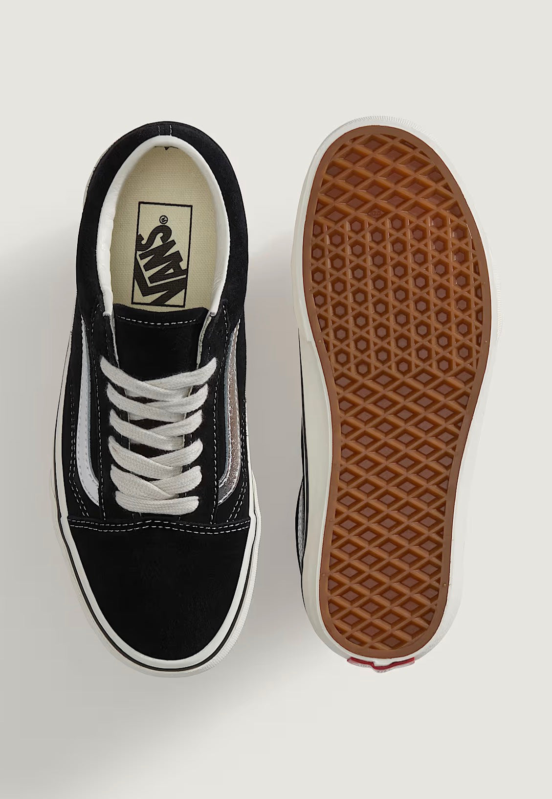 Vans - Old Skool Metallic Sidestripe Black/Silver - Shoes | Women-Image