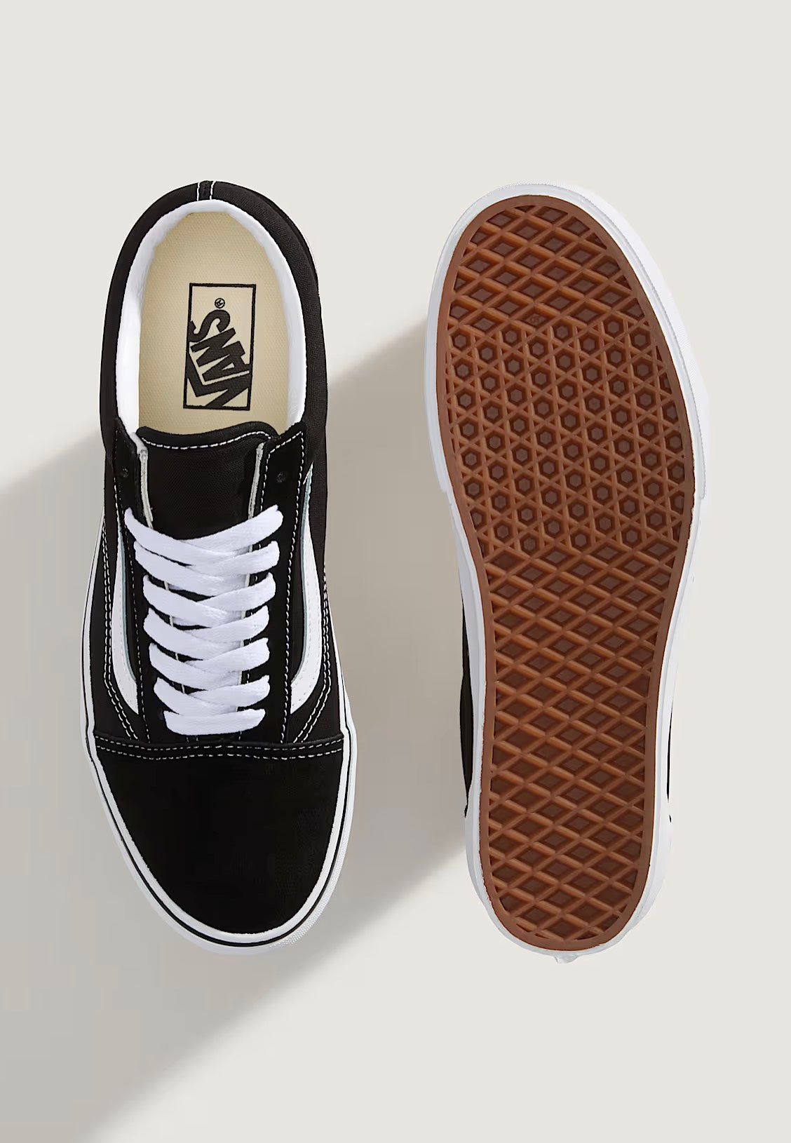 Vans Old Skool Stackform Suede/Canvas Black/True White Schuhe | Men-Image