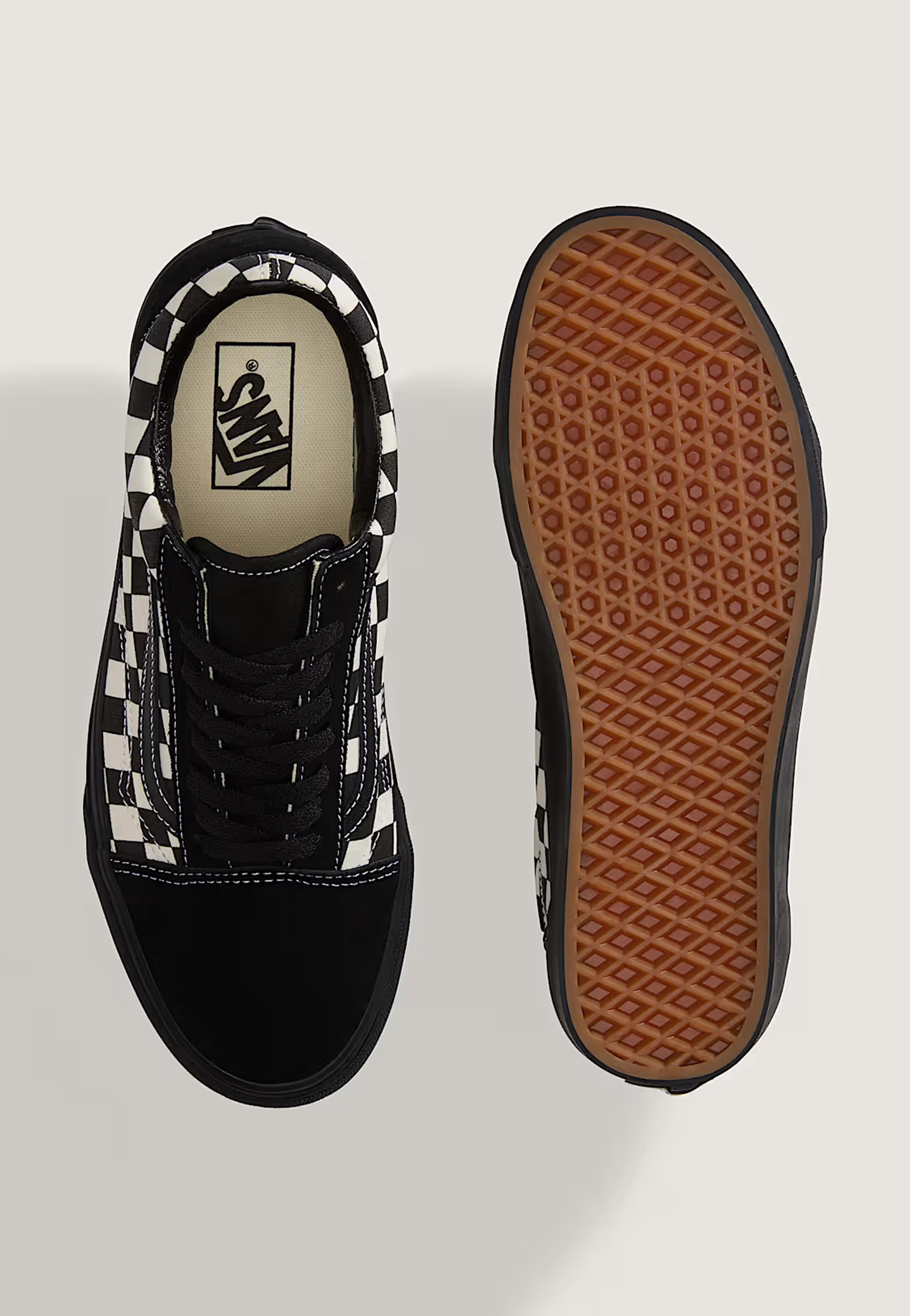 Vans - Old Skool Checkerboard Black/White - Shoes | Men-Image