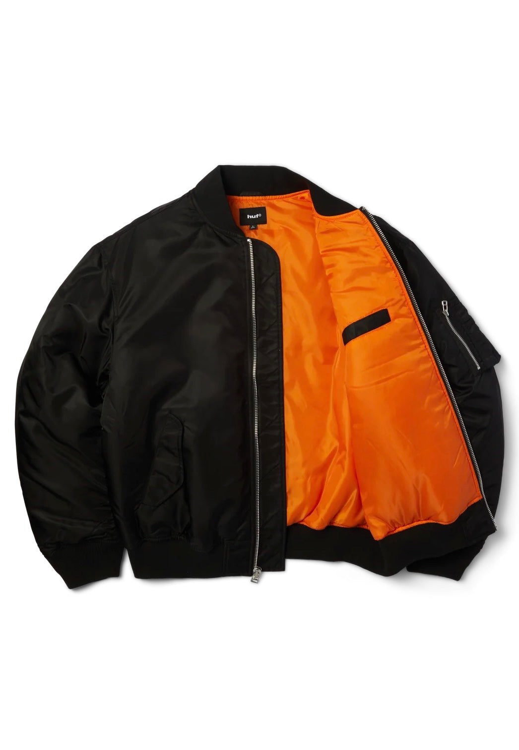 HUF Olympia Flight Black Jacket | Men-Image