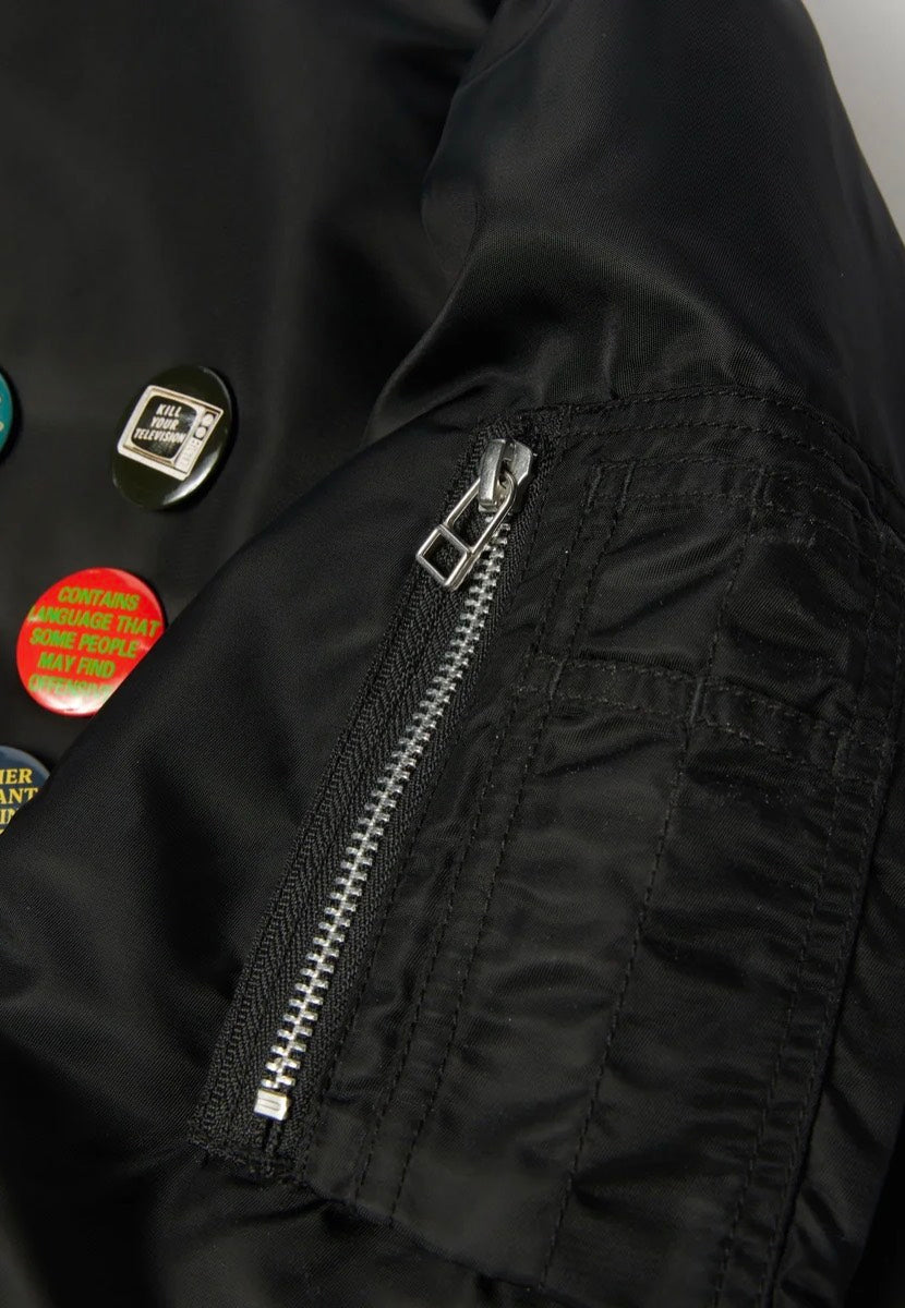 HUF Olympia Flight Black Jacket | Men-Image