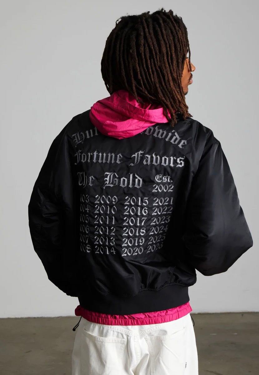 HUF Olympia Flight Black Jacket | Men-Image