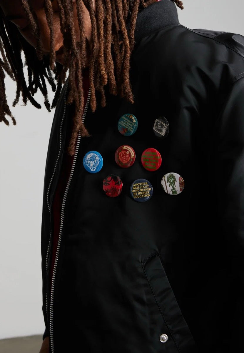 HUF Olympia Flight Black Jacket | Men-Image