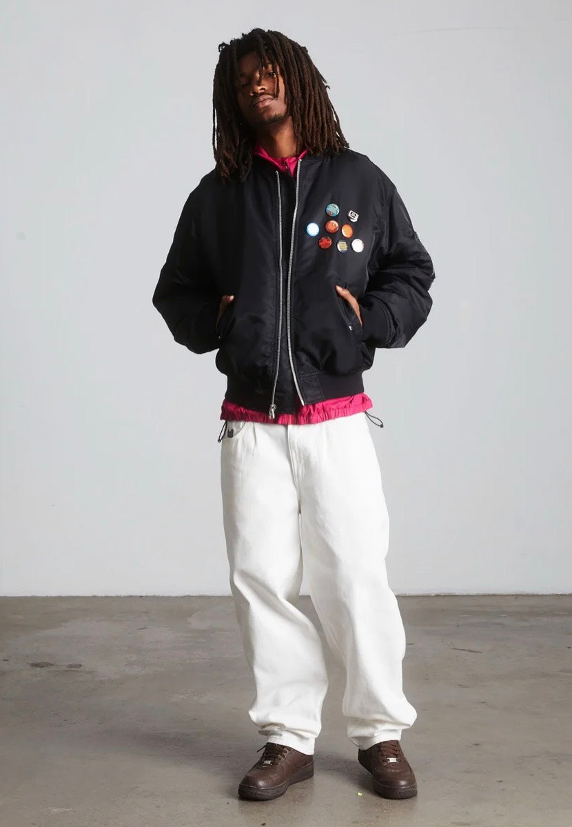 HUF Olympia Flight Black Jacket | Men-Image