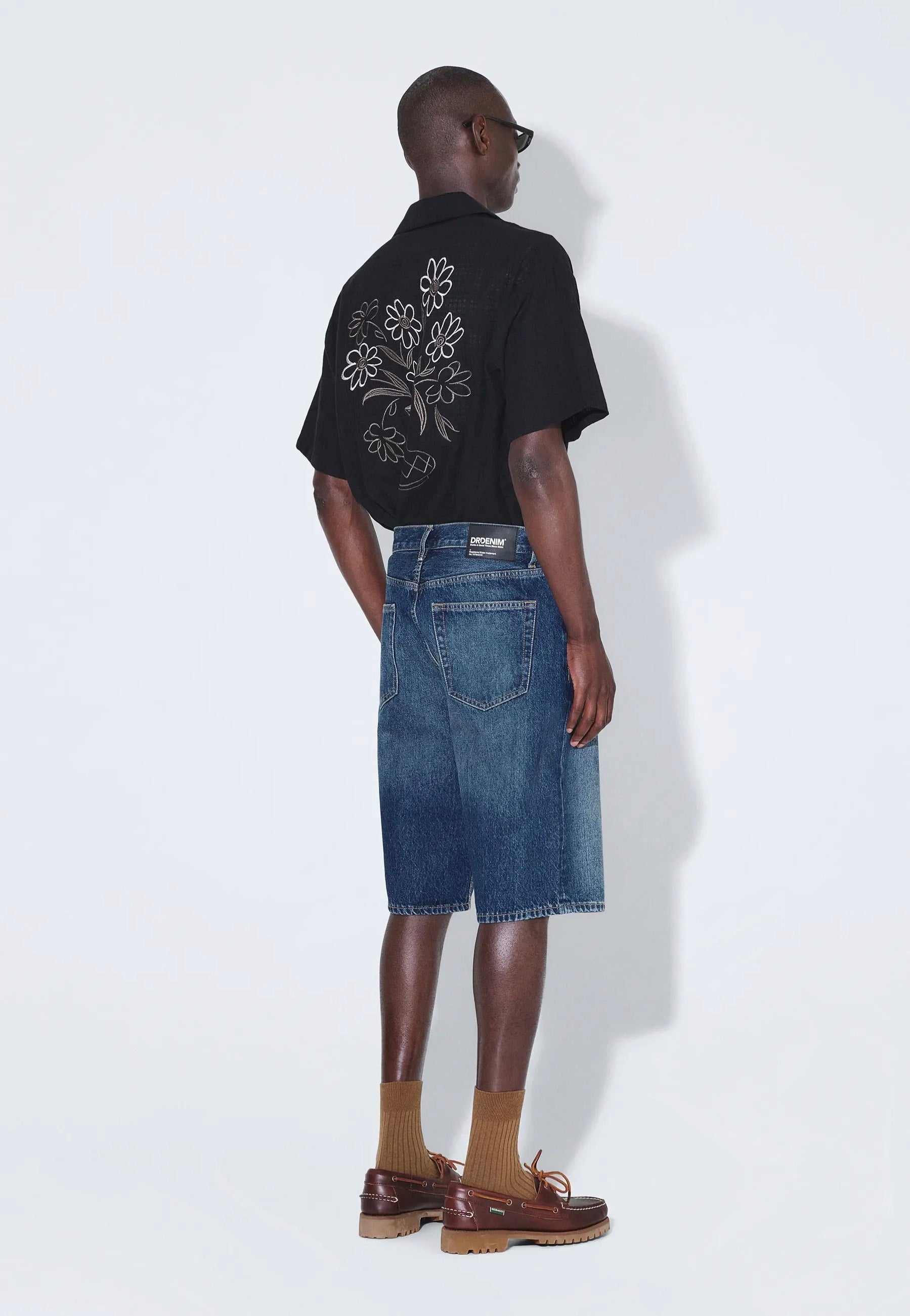Dr. Denim - Omar Stream Dark Fade Vintage - Shorts | Men-Image