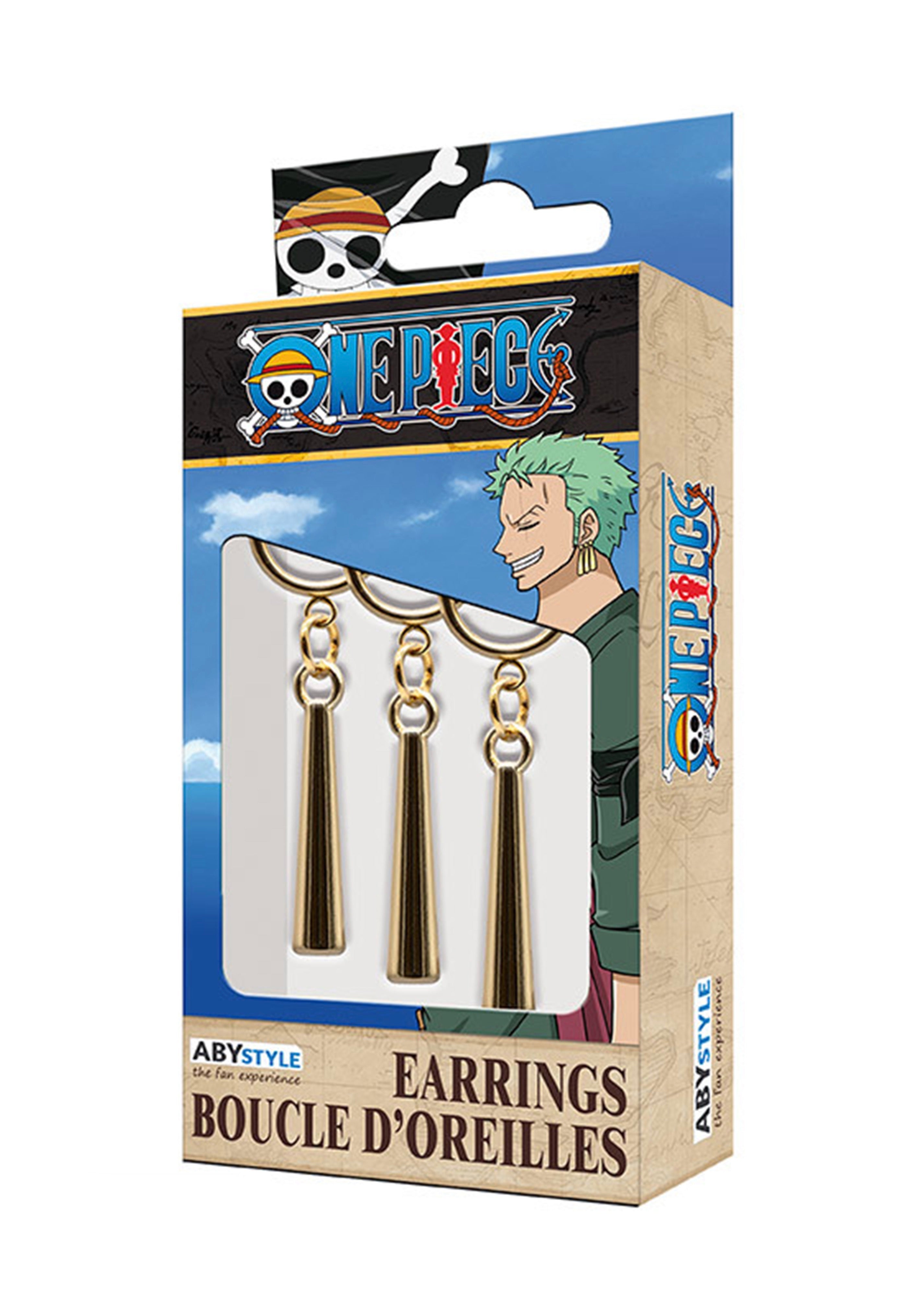 One Piece - Zoro 3 Earrings Set - Replica | Neutral-Image