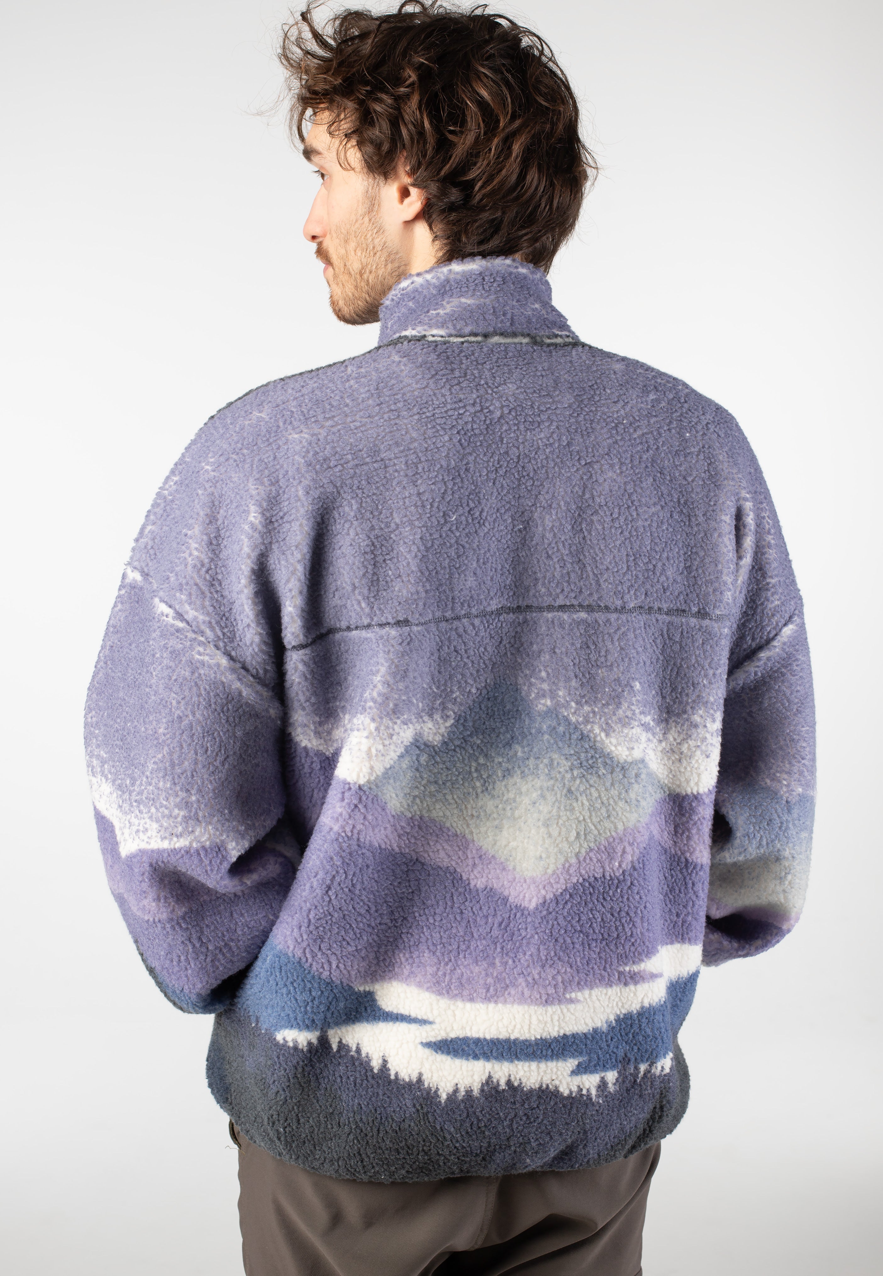 Only & Sons - Blaze AOP Full Zip High Neck Eventide - Jacket | Men-Image