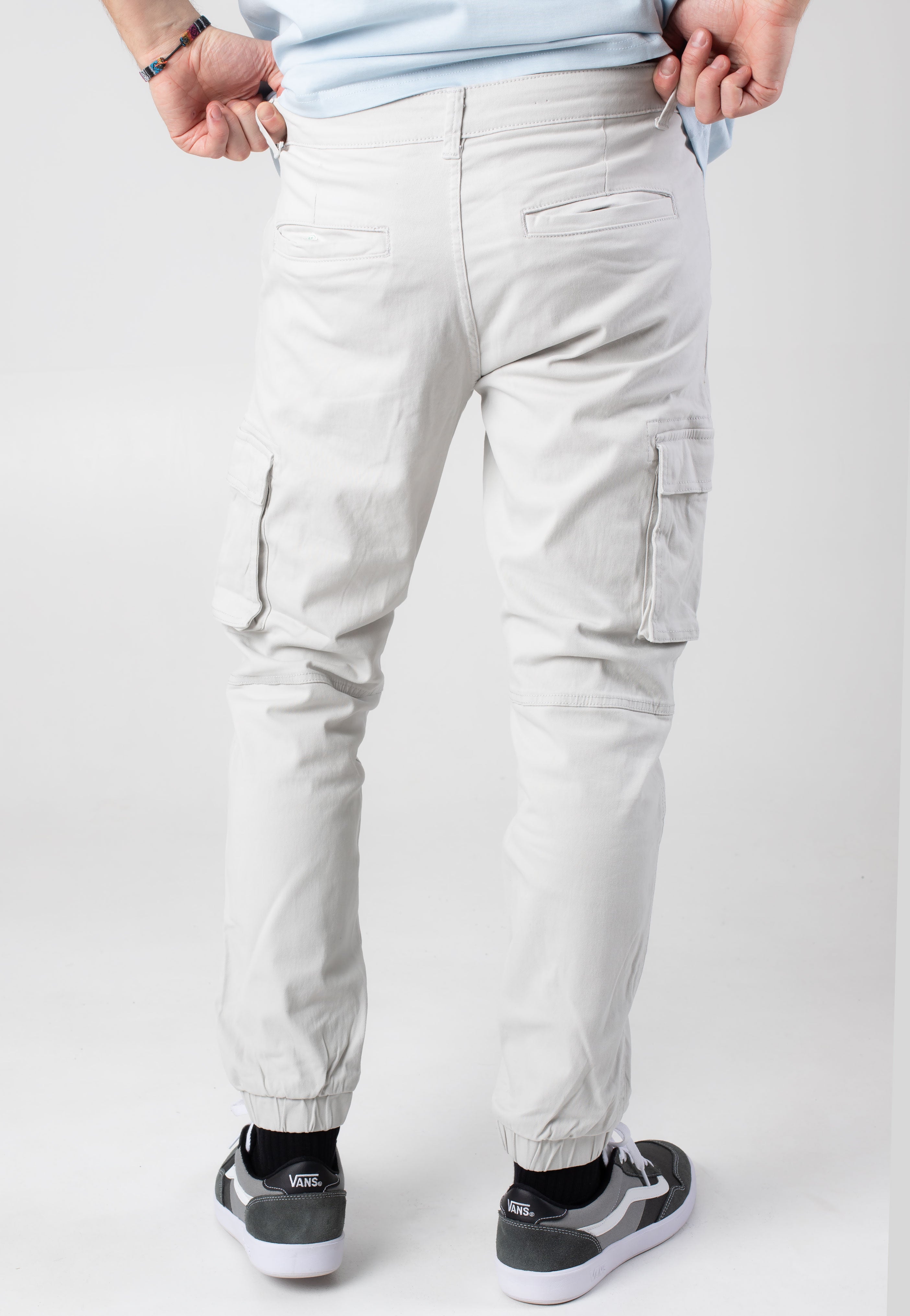 Only & Sons - Cam Stage Cargo Cuff Glacier Gray - Pants | Men-Image