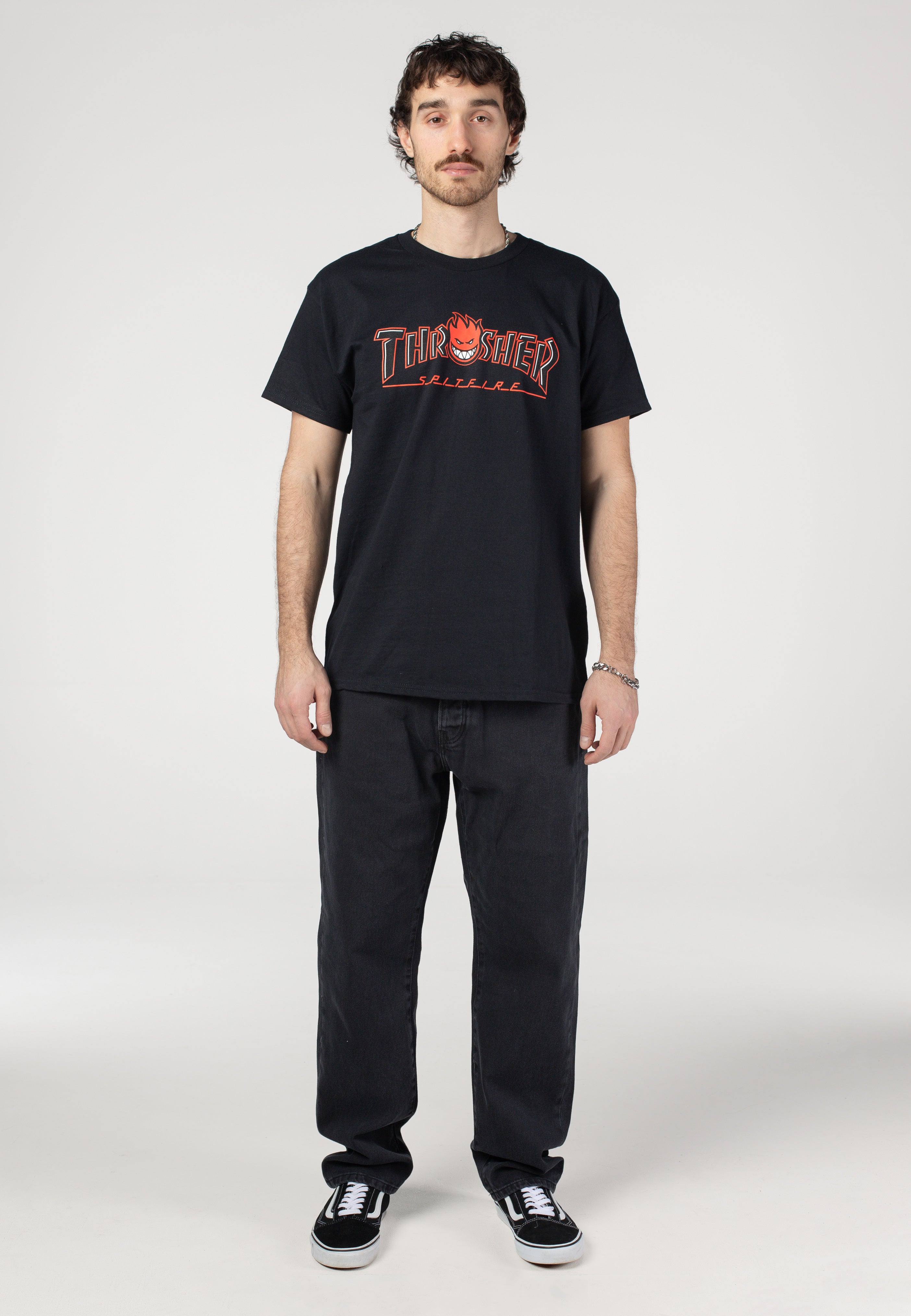 Only & Sons - Edge Straight Washed Black - Jeans | Men-Image
