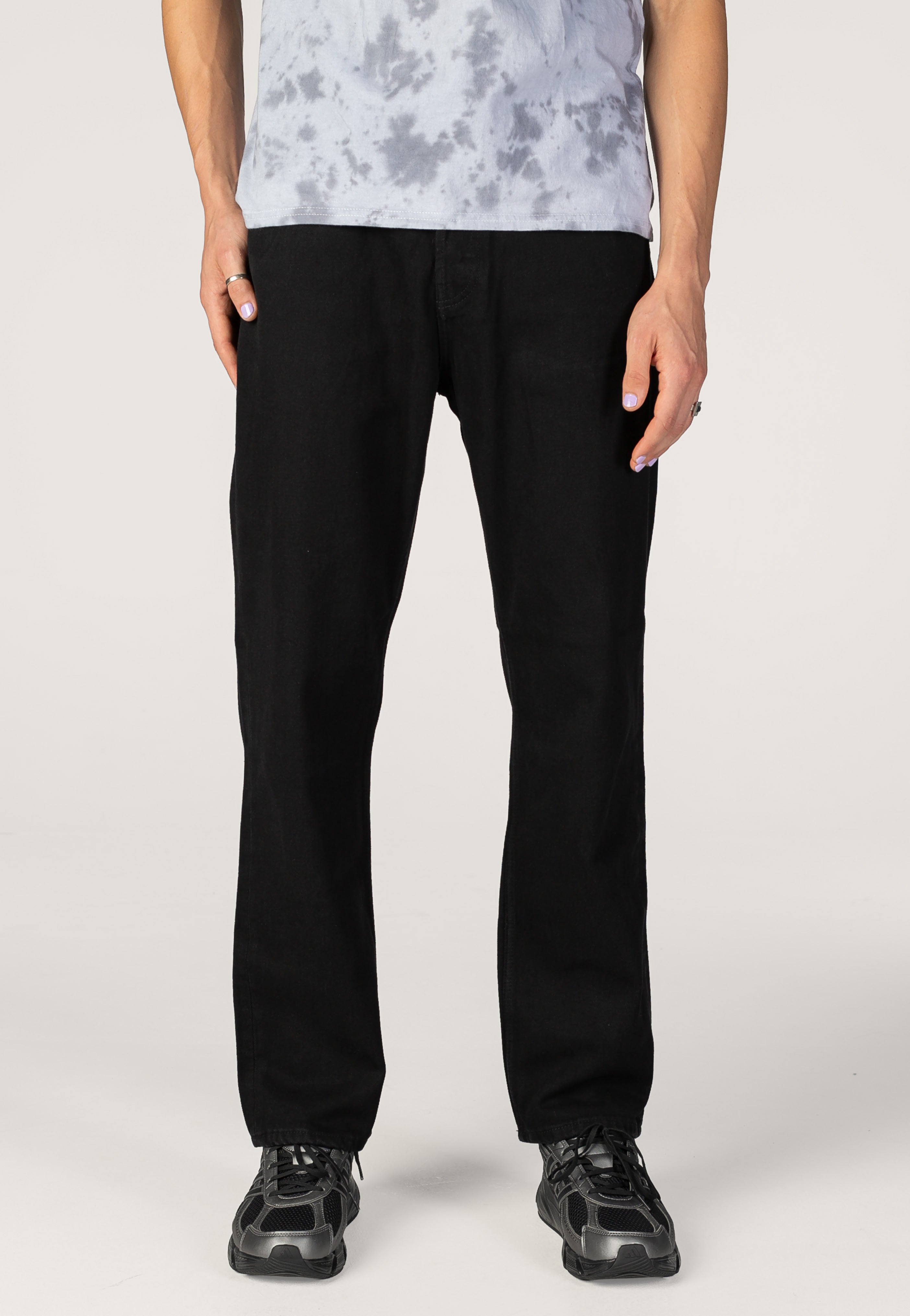 Only & Sons - Edge Straight Washed Black - Jeans | Men-Image