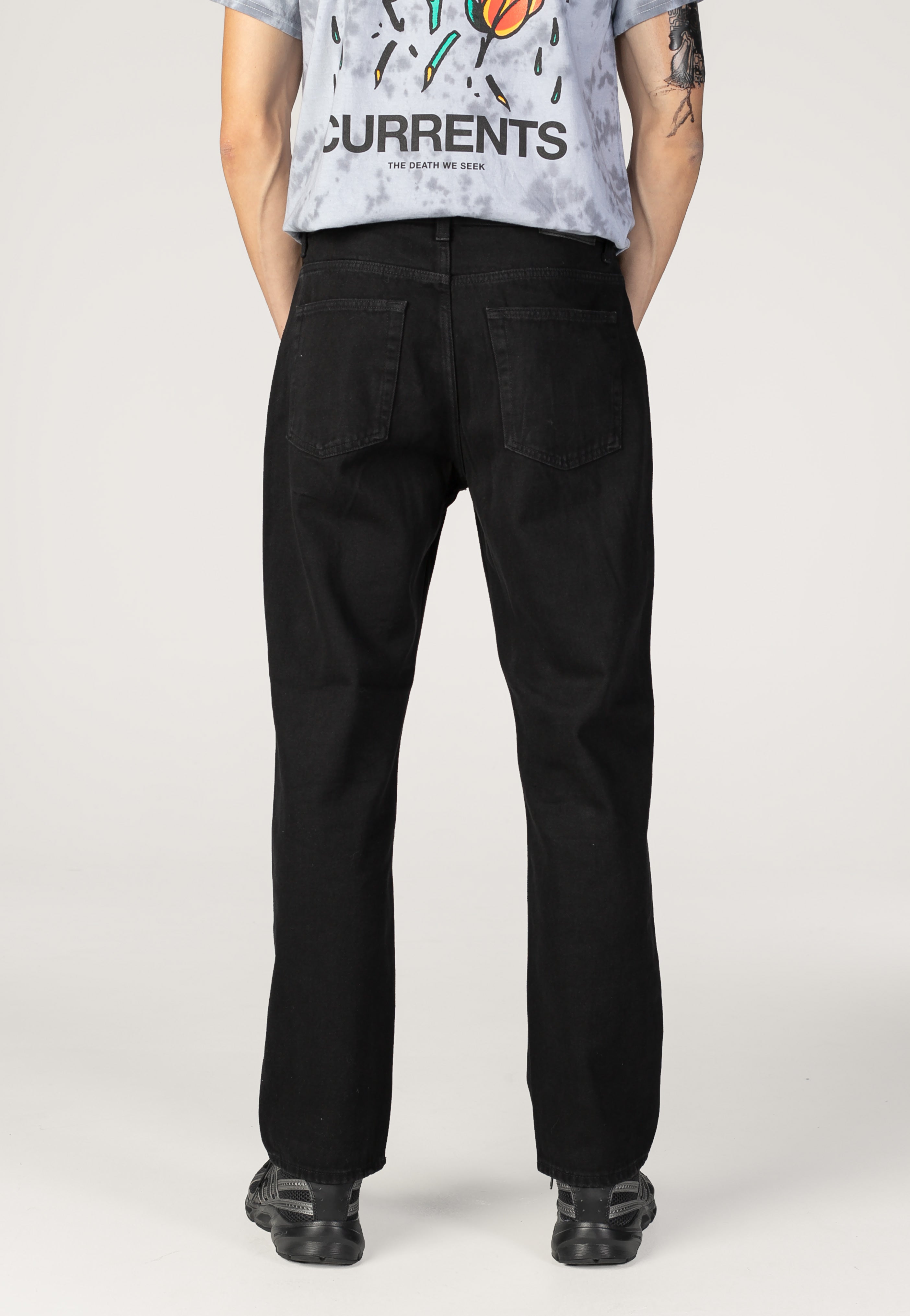 Only & Sons - Edge Straight Washed Black - Jeans | Men-Image