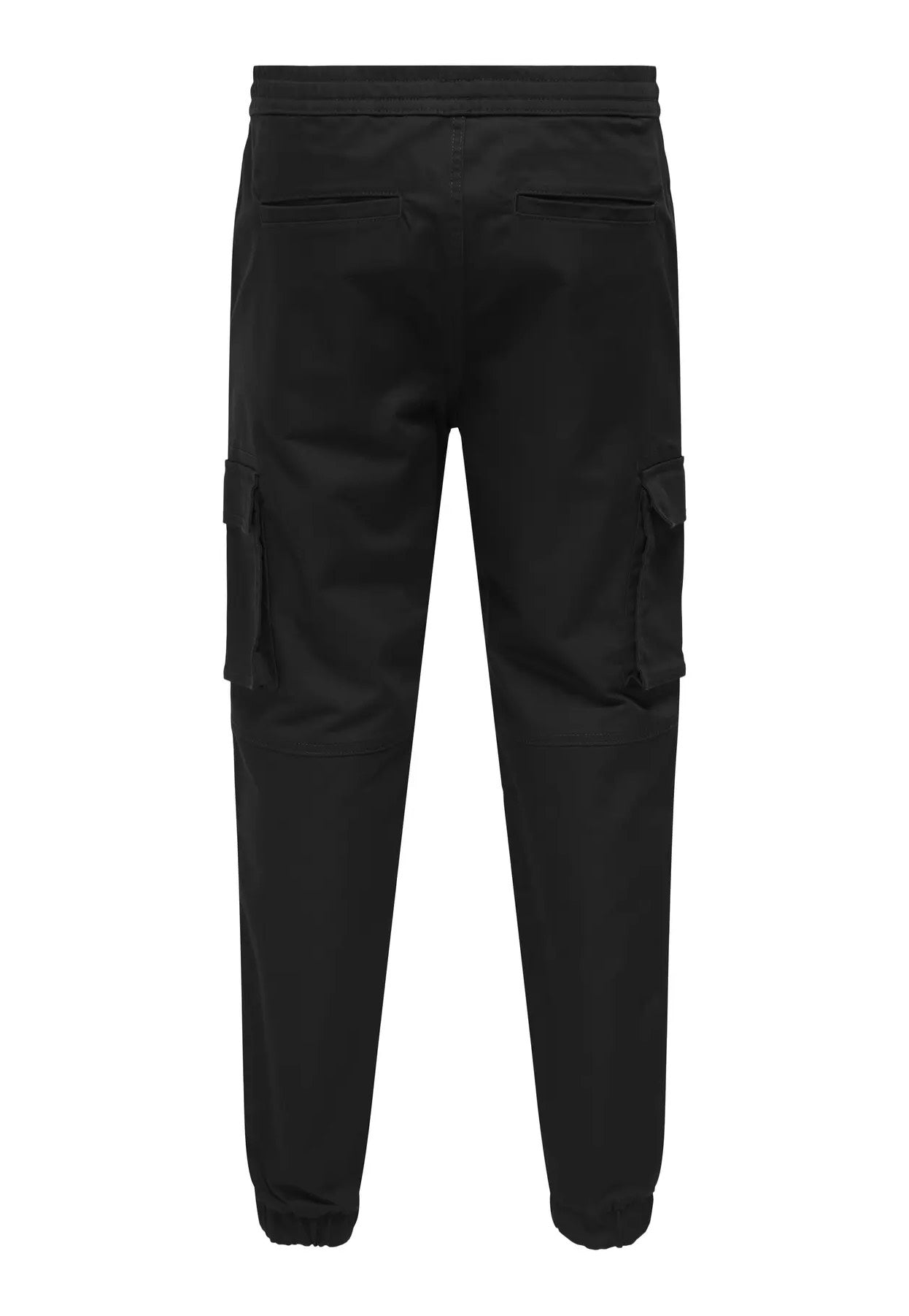 Only & Sons - Garda Slim Tapered String Black - Pants | Men-Image