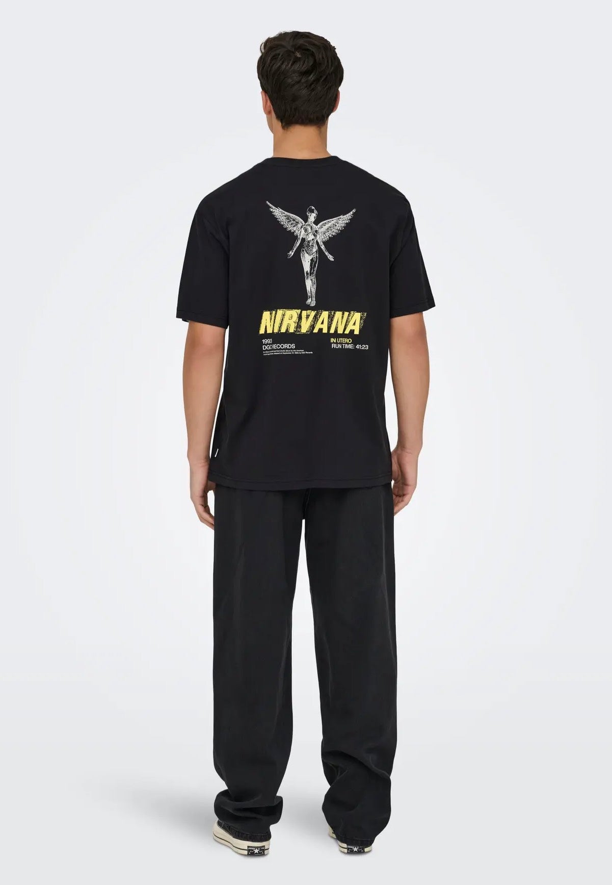 Only & Sons x Nirvana Nirvana Life Jet Black - T-Shirt | Impericon