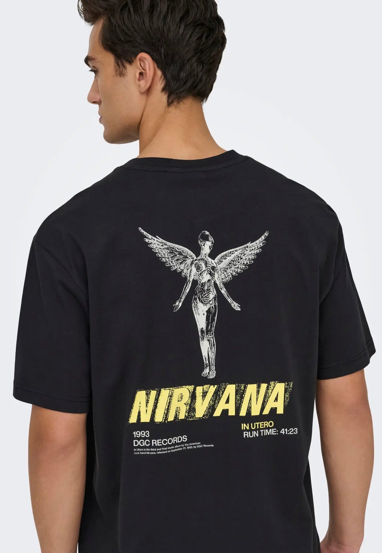 Only & Sons - Nirvana Life Jet Black - T-Shirt | Men-Image