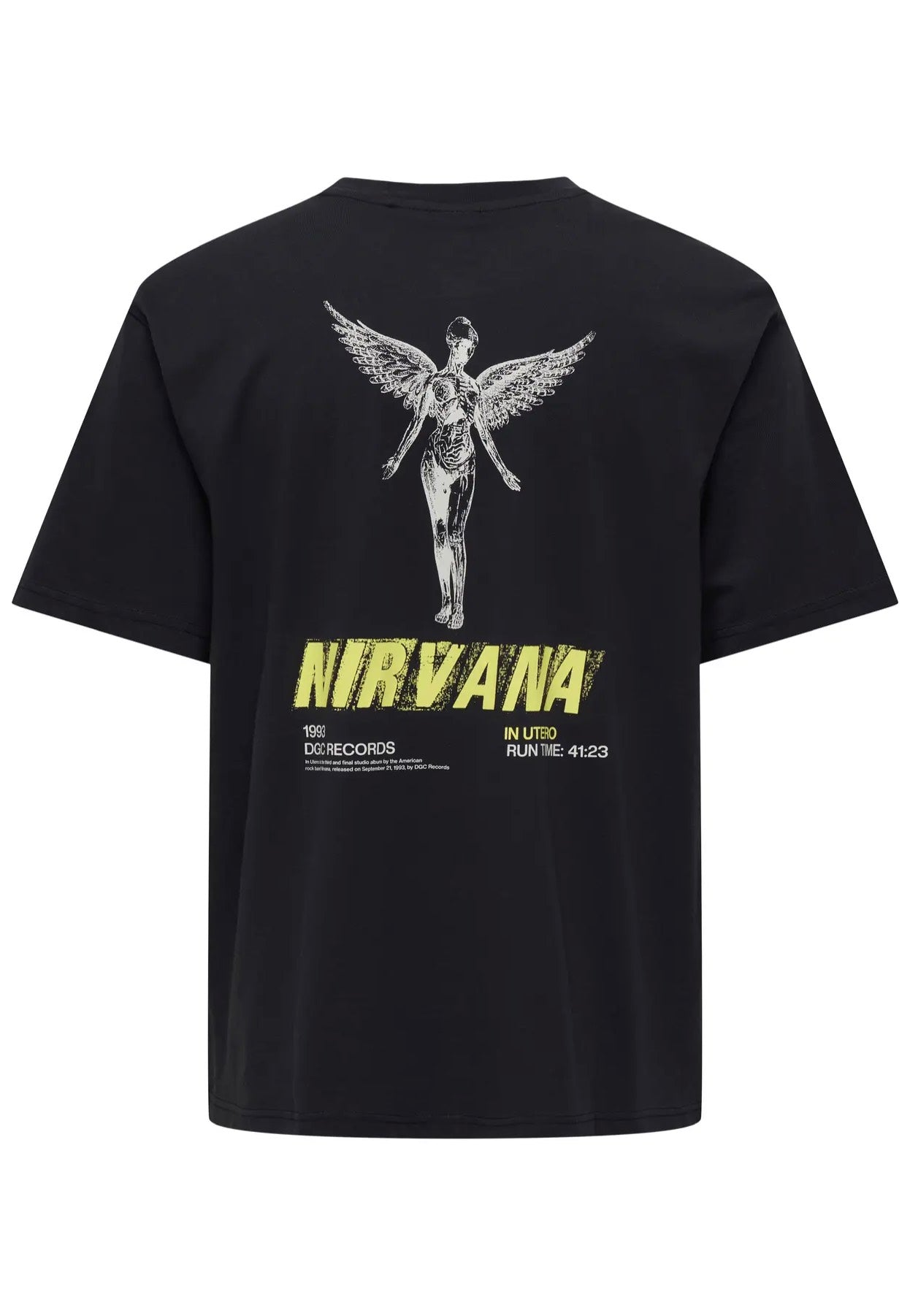 NIRVANA ブラックTシャツ Only & Sons x Nirvana Nirvana Life Jet Black - T-Shirt | Impericon