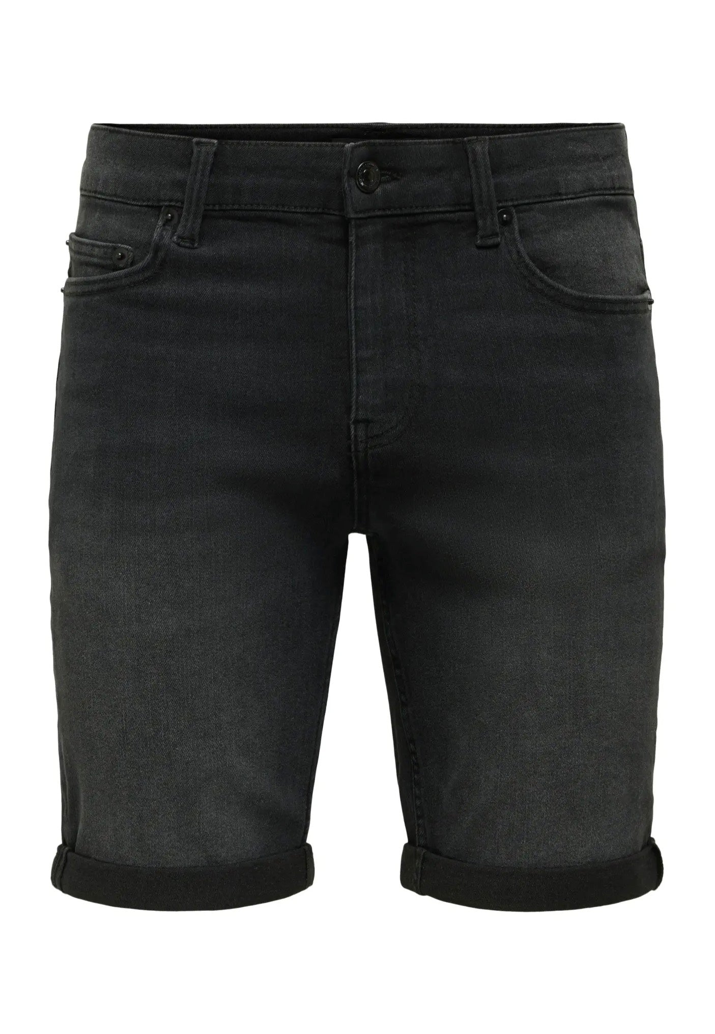 Only & Sons - Ply Washed Black - Shorts | Men-Image