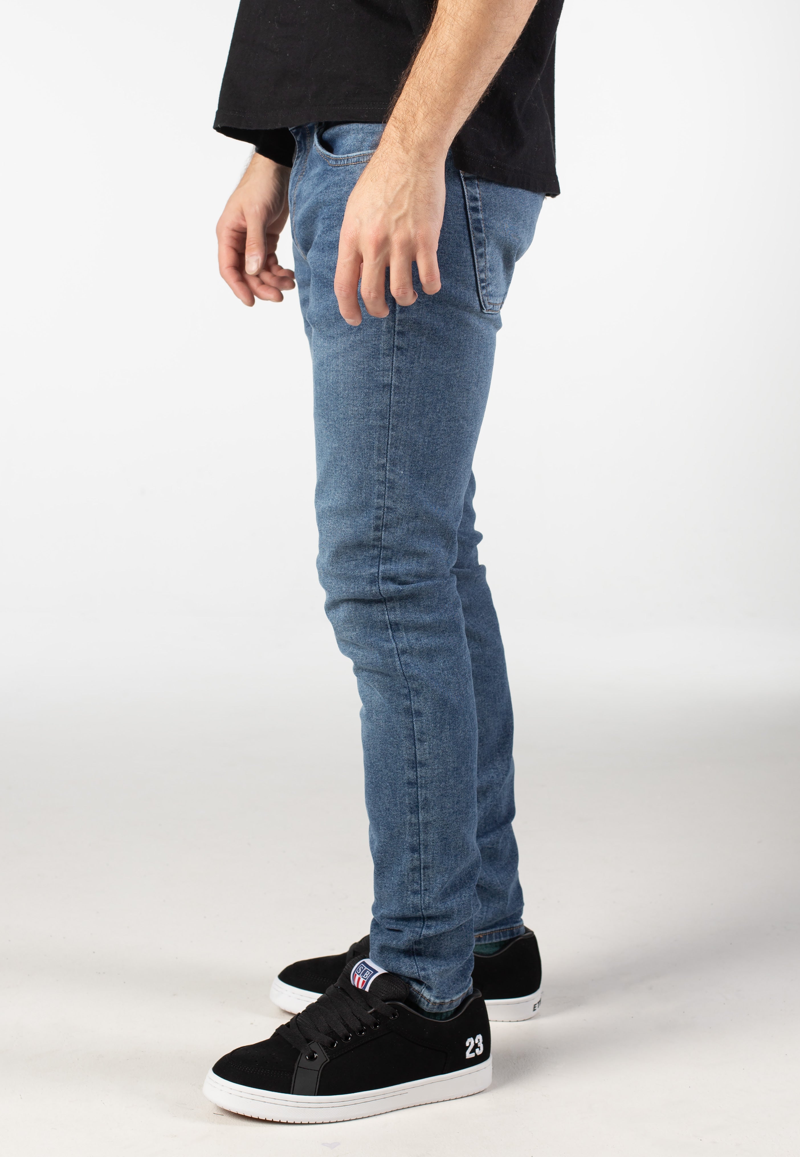 Only & Sons - Warp Skinny Box Pim Medium Blue Denim - Jeans | Men-Image
