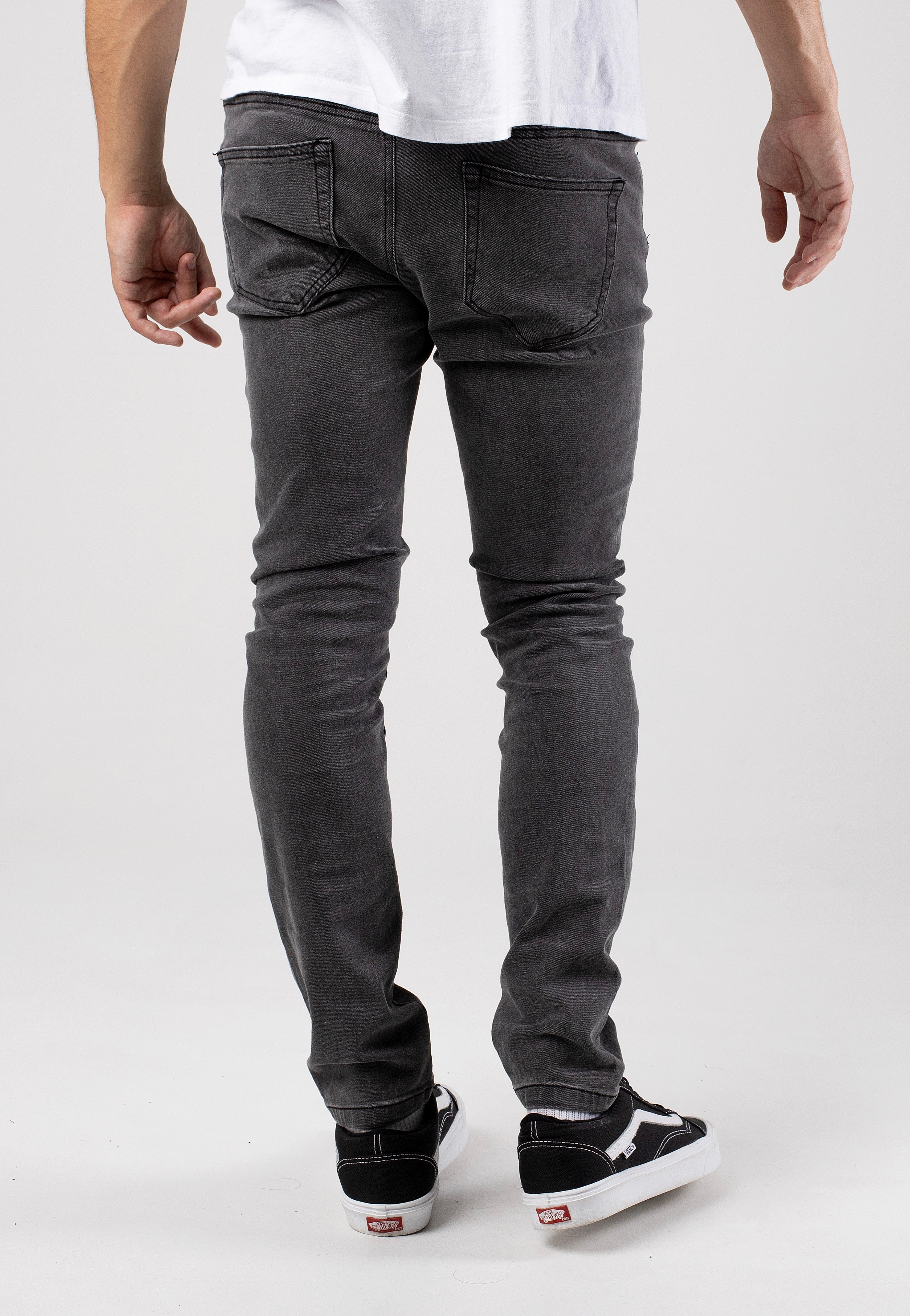 Only & Sons - Warp Skinny Medium Grey Denim - Jeans | Men-Image