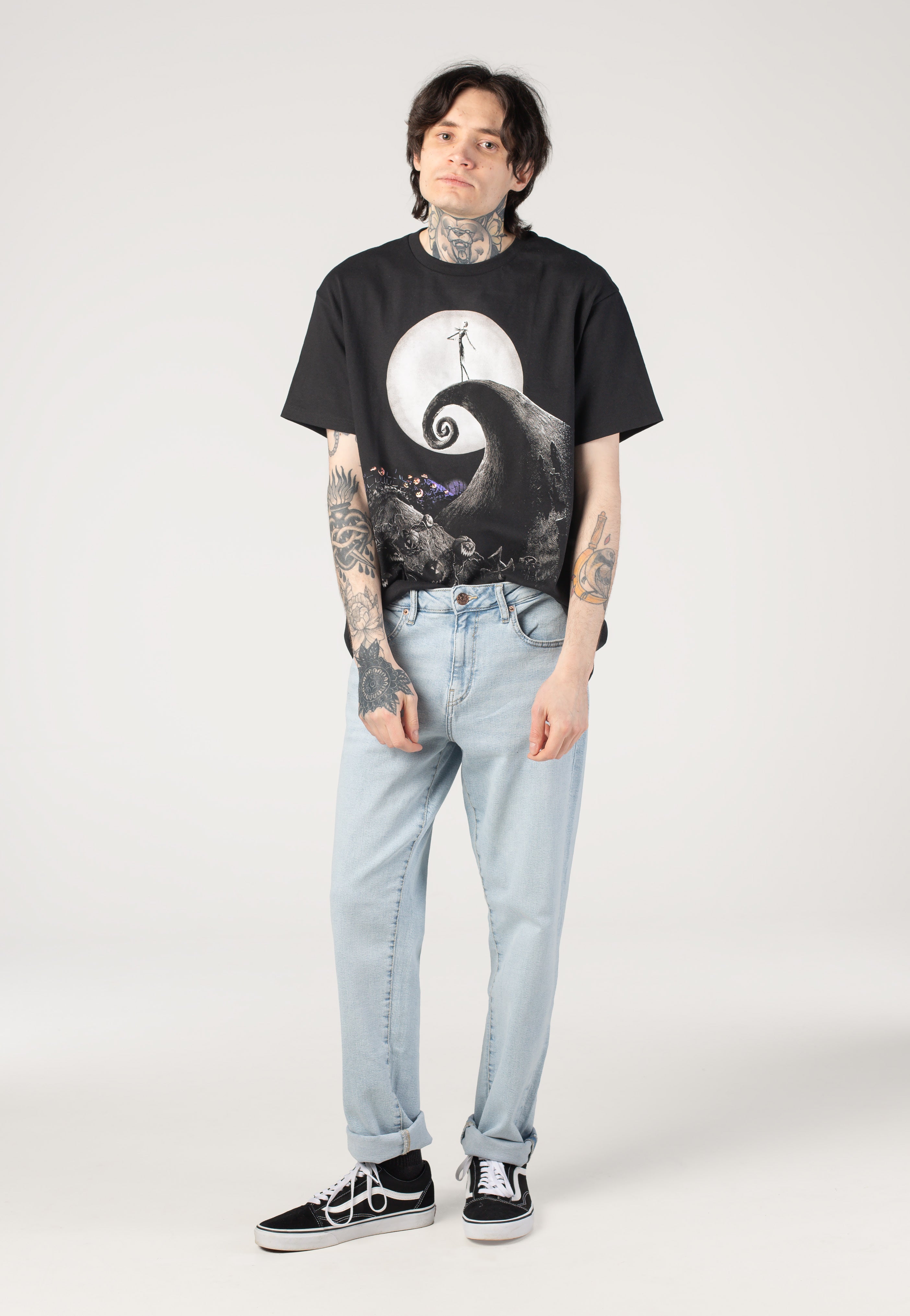 Only & Sons - Weft Light Blue Bleached Denim - Jeans | Men-Image