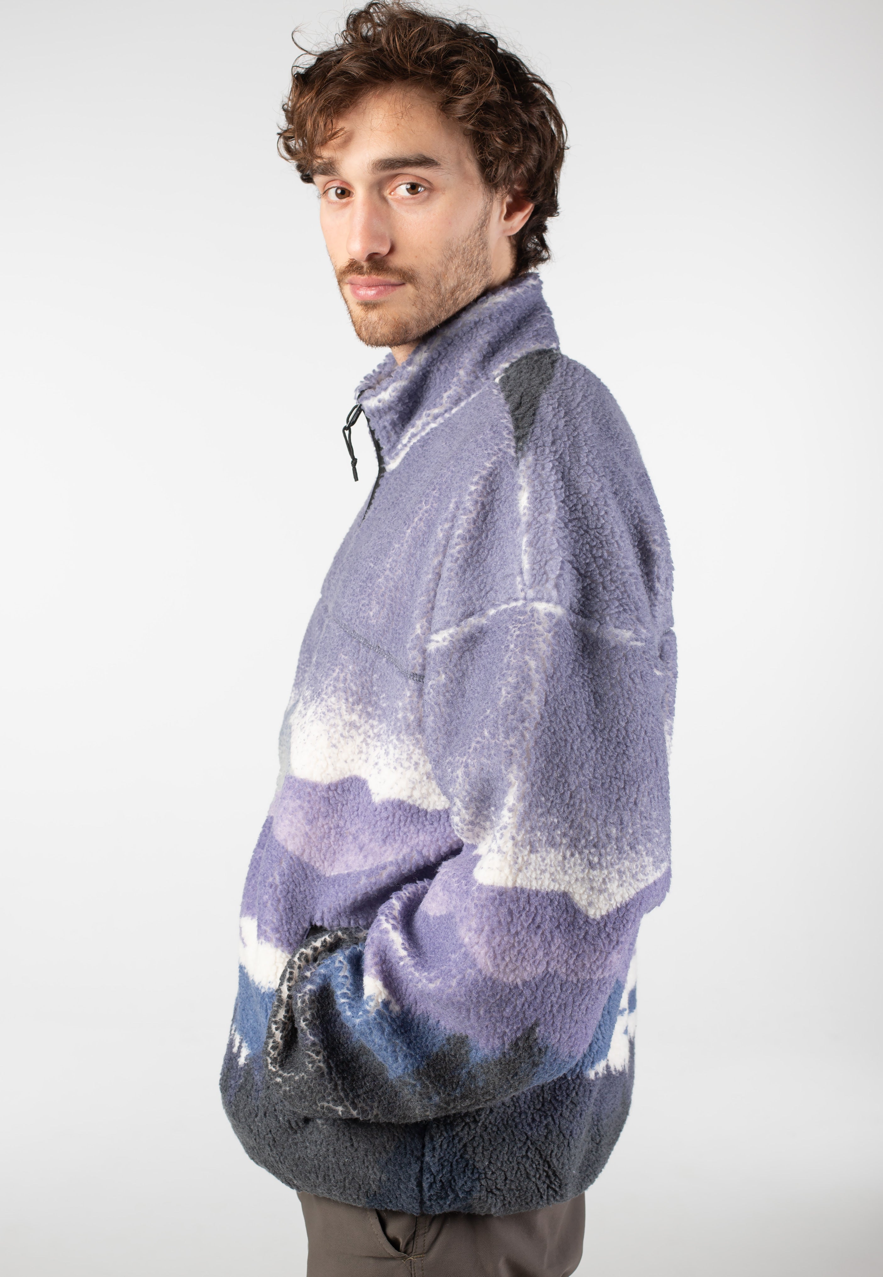 Only & Sons - Blaze AOP Full Zip High Neck Eventide - Jacket | Men-Image