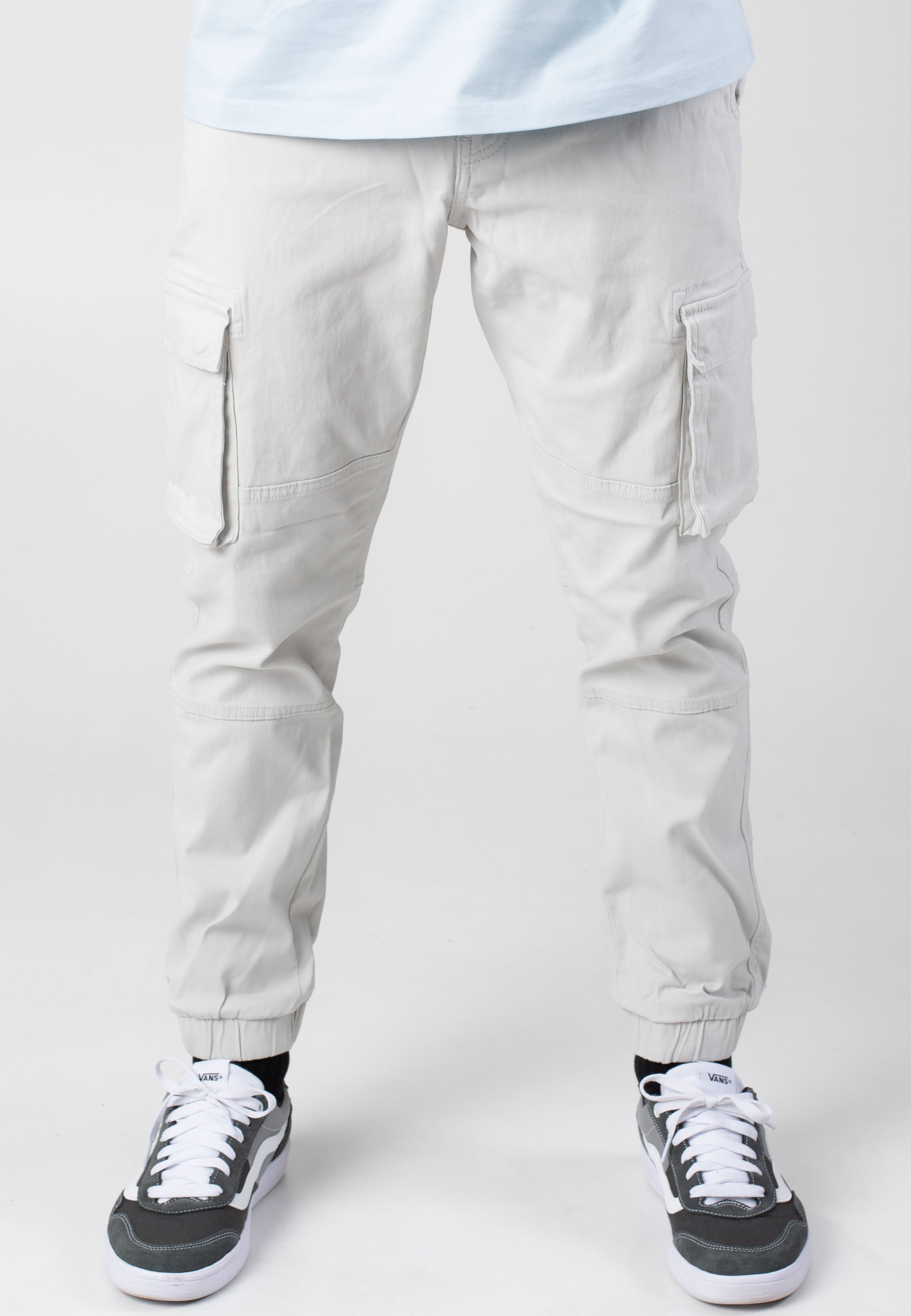 Only & Sons - Cam Stage Cargo Cuff Glacier Gray - Pants | Men-Image